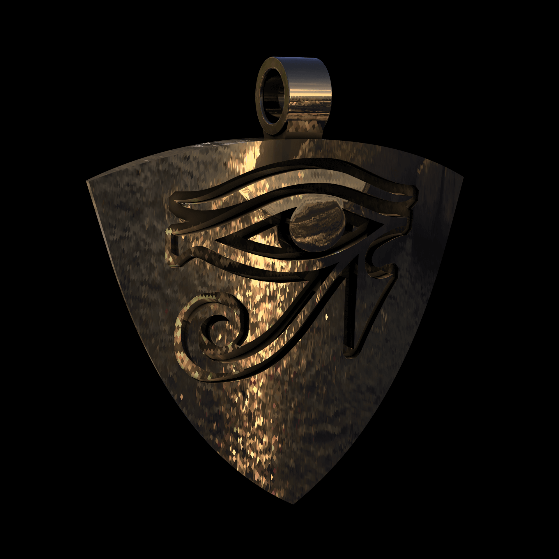 Brass manufactured using wax casting, with 0.5 micron thick eletroplated 14K Gold surface, polished for a shiny, smooth sheen surface.