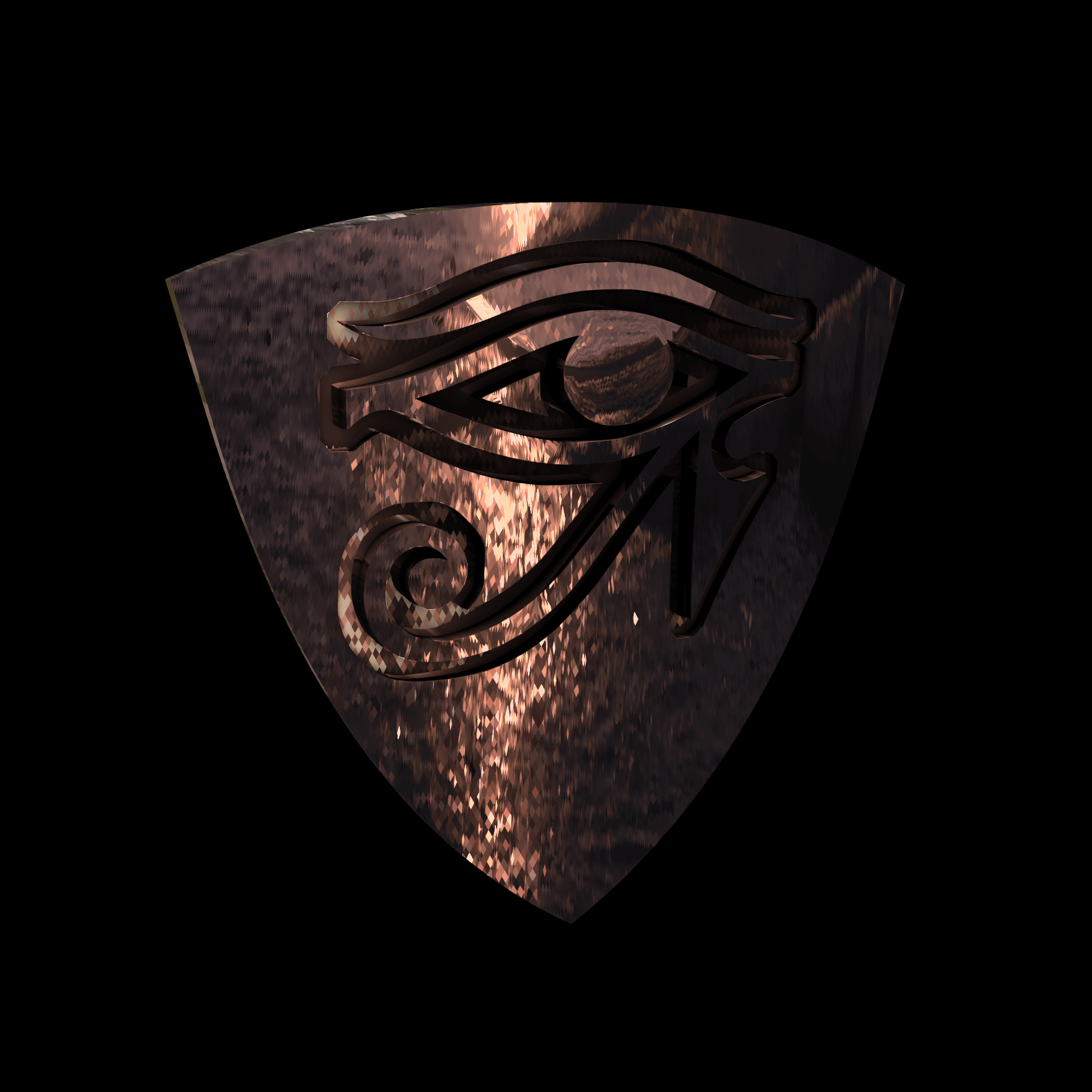 14K Rose Gold manufactured using wax casting, and polished for a shiny, smooth sheen surface.