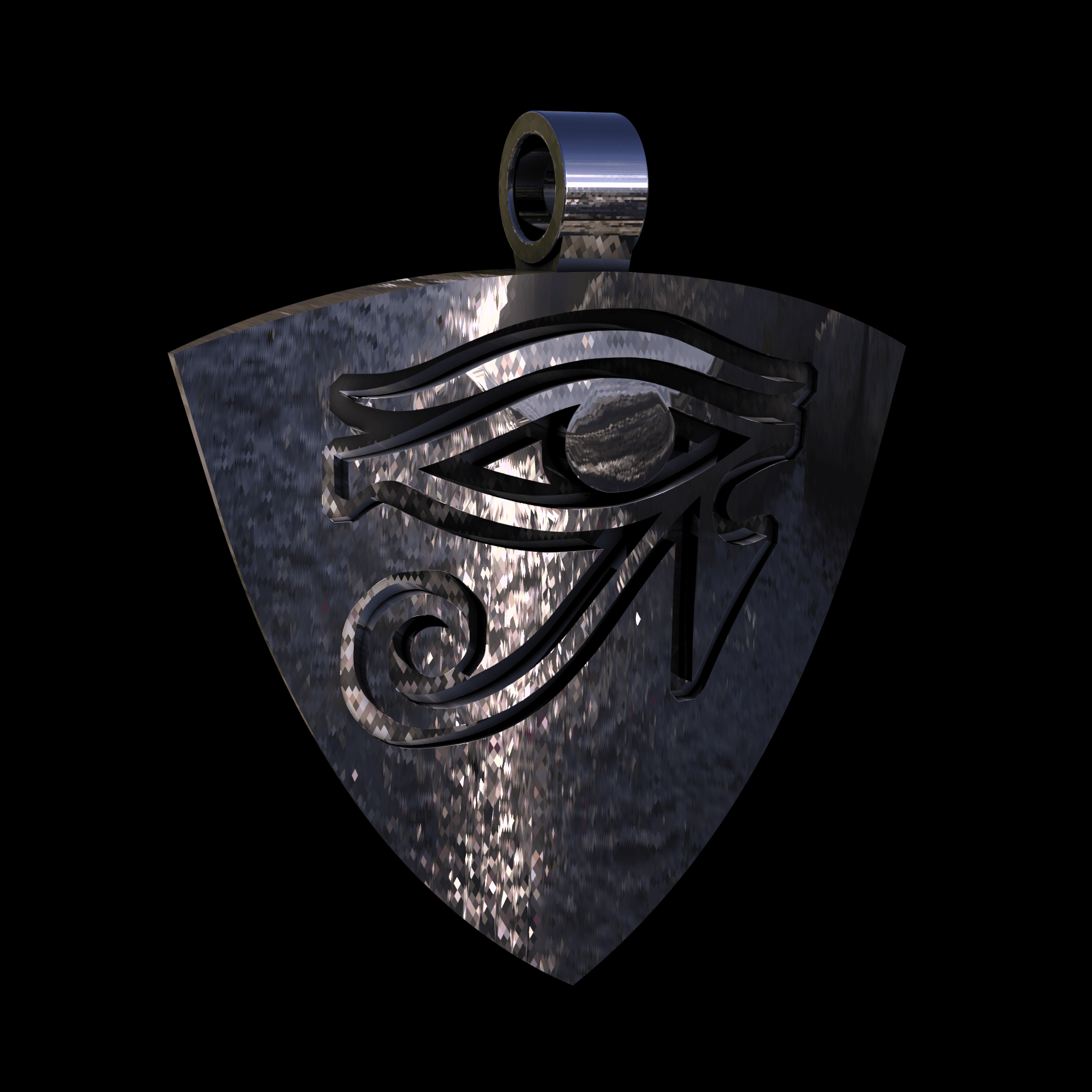 14K White Gold manufactured using wax casting, and polished for a shiny, smooth sheen surface.