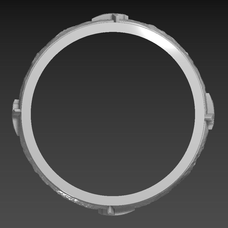 Elastomeric Polyurethane: an elastomeric material with high tear resistance, energy return, and elongation | Polished Silver: Sterling silver manufactured using wax casting, with a hand polished finish, for a slightly textured, mild sheen surface.