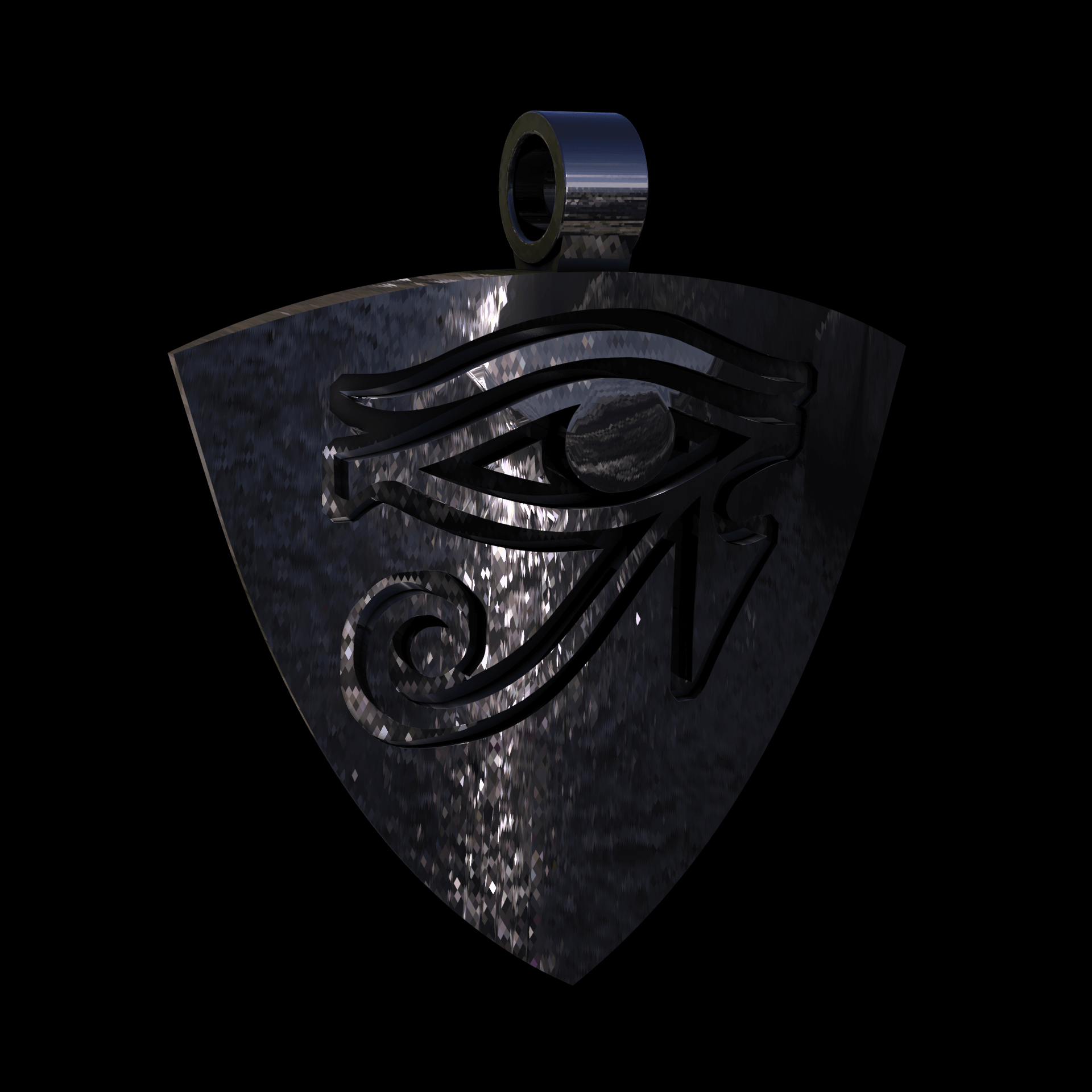 Sterling silver manufactured using wax casting, polished for a slightly textured, mild sheen surface, and recessed details blackened for a steampunk look.