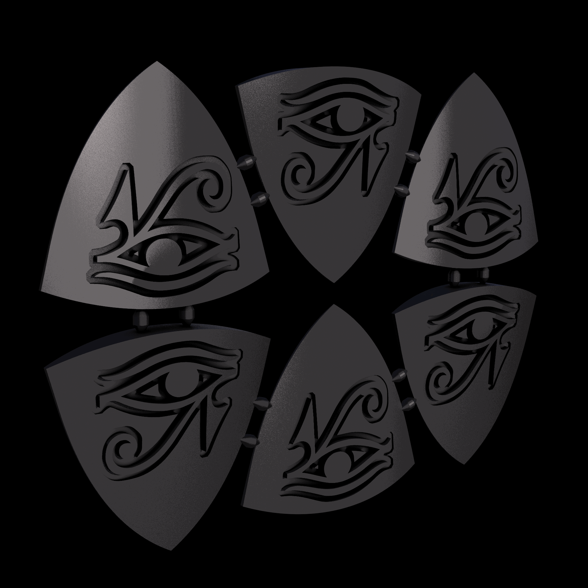 Thermoplastic Polyurethane, manufactured using HP Multi Jet Fusion (3D printing), with a slightly rough, matte surface finish.