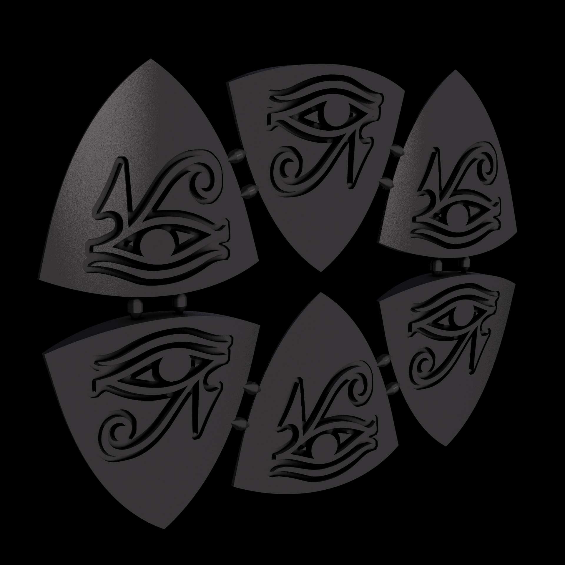 Nylon 12 plastic, manufactured using 3D printing, with a slightly rough, matte surface finish.