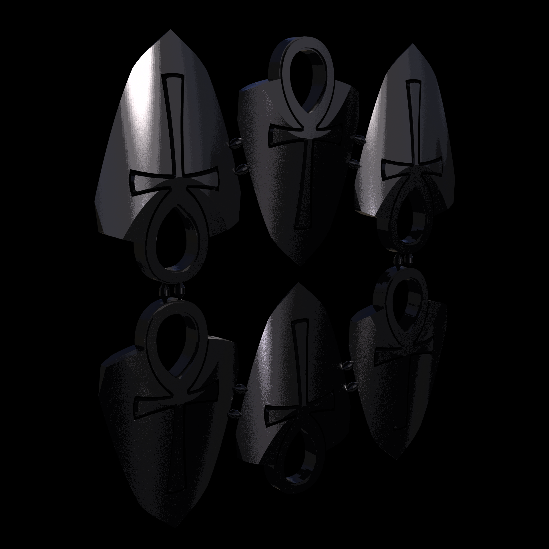 Thermoplastic Polyurethane, manufactured using HP Multi Jet Fusion (3D printing), with a smooth, shiny surface finish, created using a physio-chemical process to vapor smooth the surface.