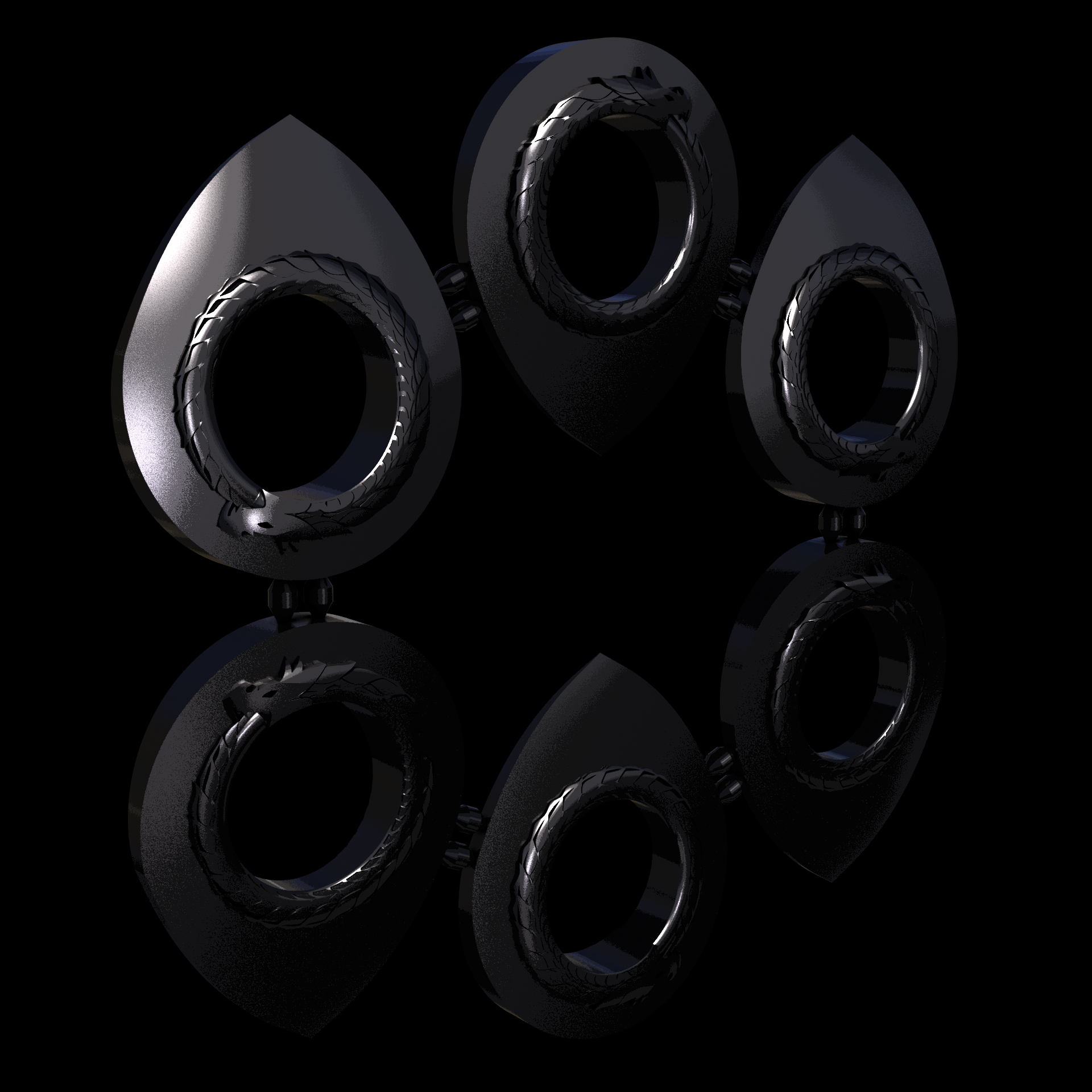 Thermoplastic Polyurethane, manufactured using HP Multi Jet Fusion (3D printing), with a smooth, shiny surface finish, created using a physio-chemical process to vapor smooth the surface.