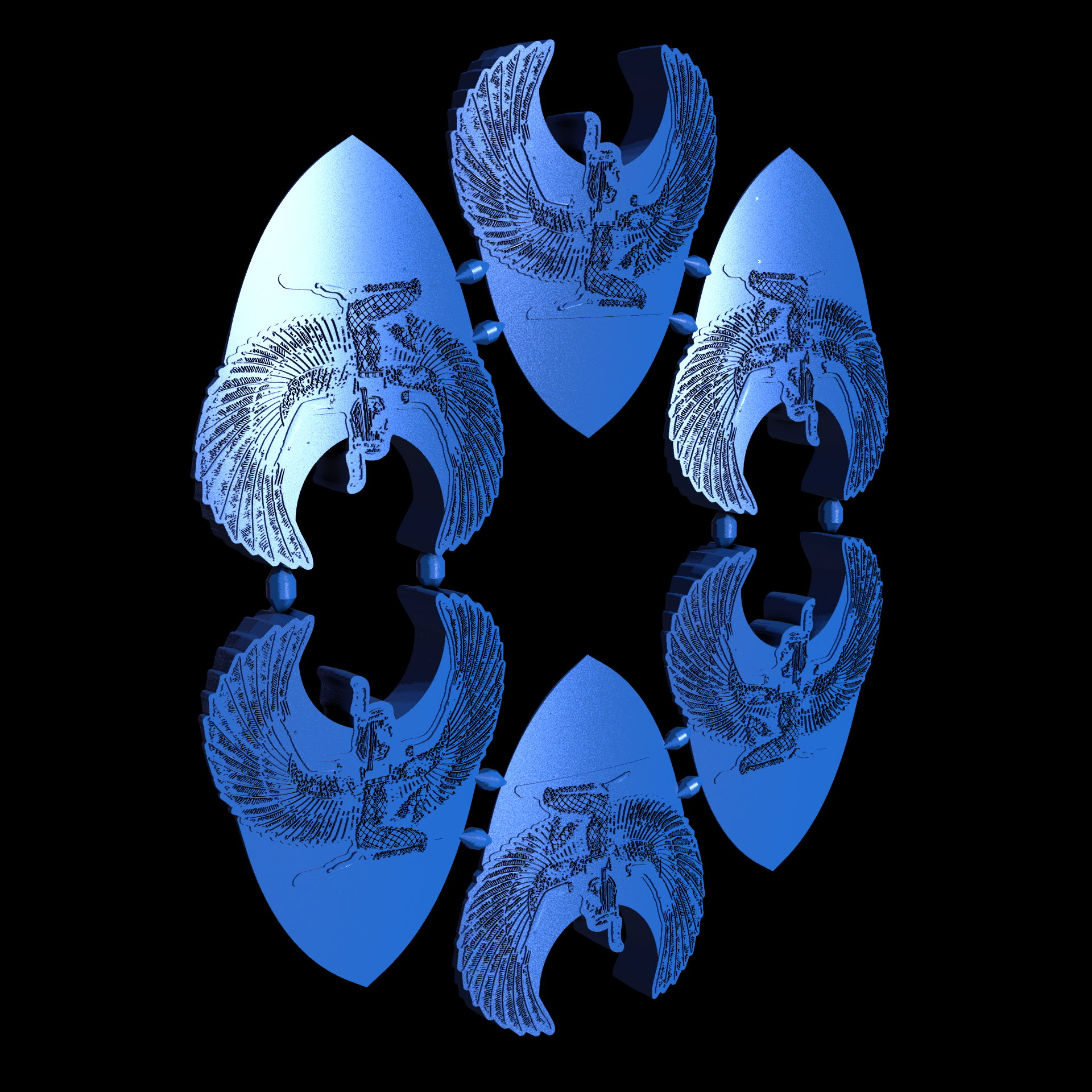 Nylon 12 plastic, manufactured using 3D printing, with a smooth surface finish.