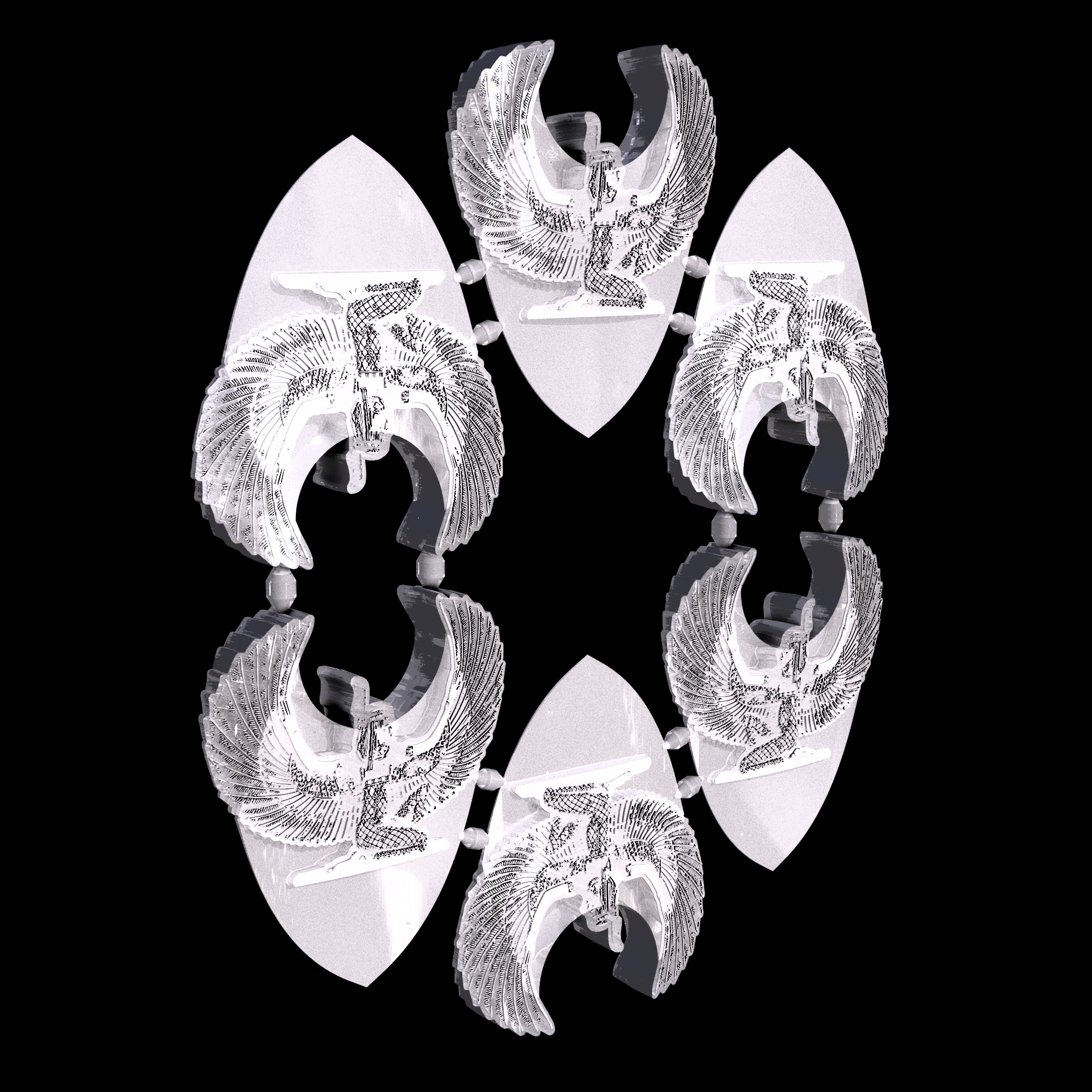 Translucent and rigid acrylate photopolymer, manufactured using Stereolithography (3D printing), that has a smooth surface finish.