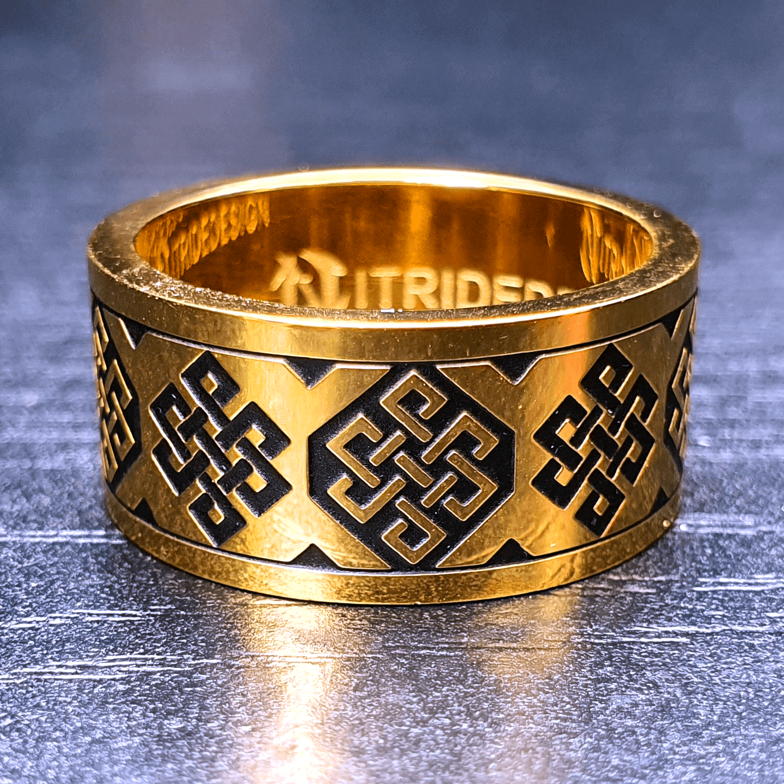 Stainless Steel 316L | Polished - 18K Gold PVD Coated