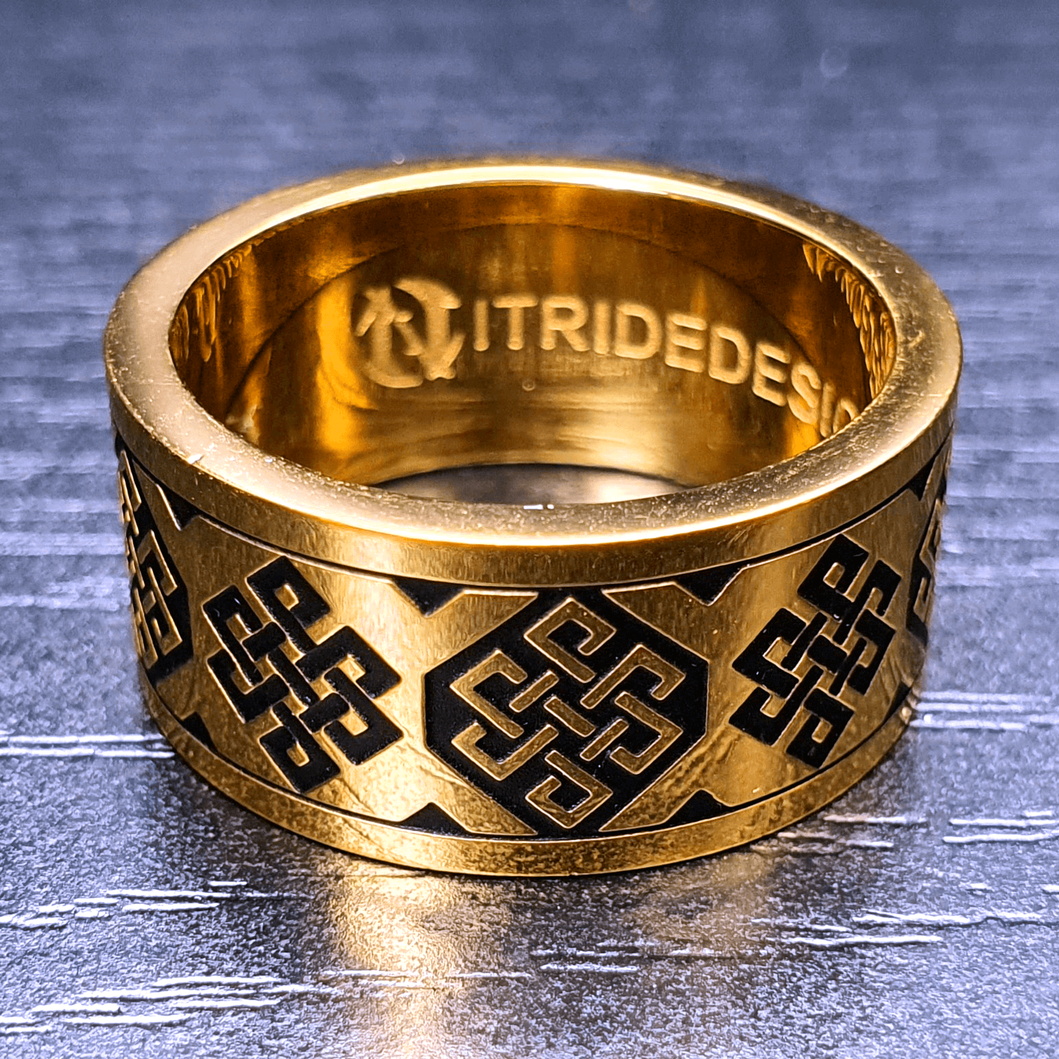 Stainless Steel 316L | Polished - 18K Gold PVD Coated