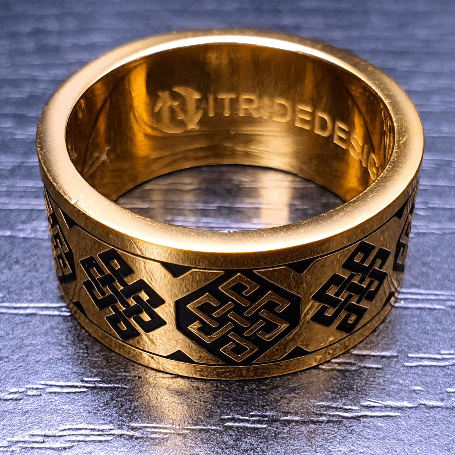 Stainless Steel 316L | Polished - 18K Gold PVD Coated