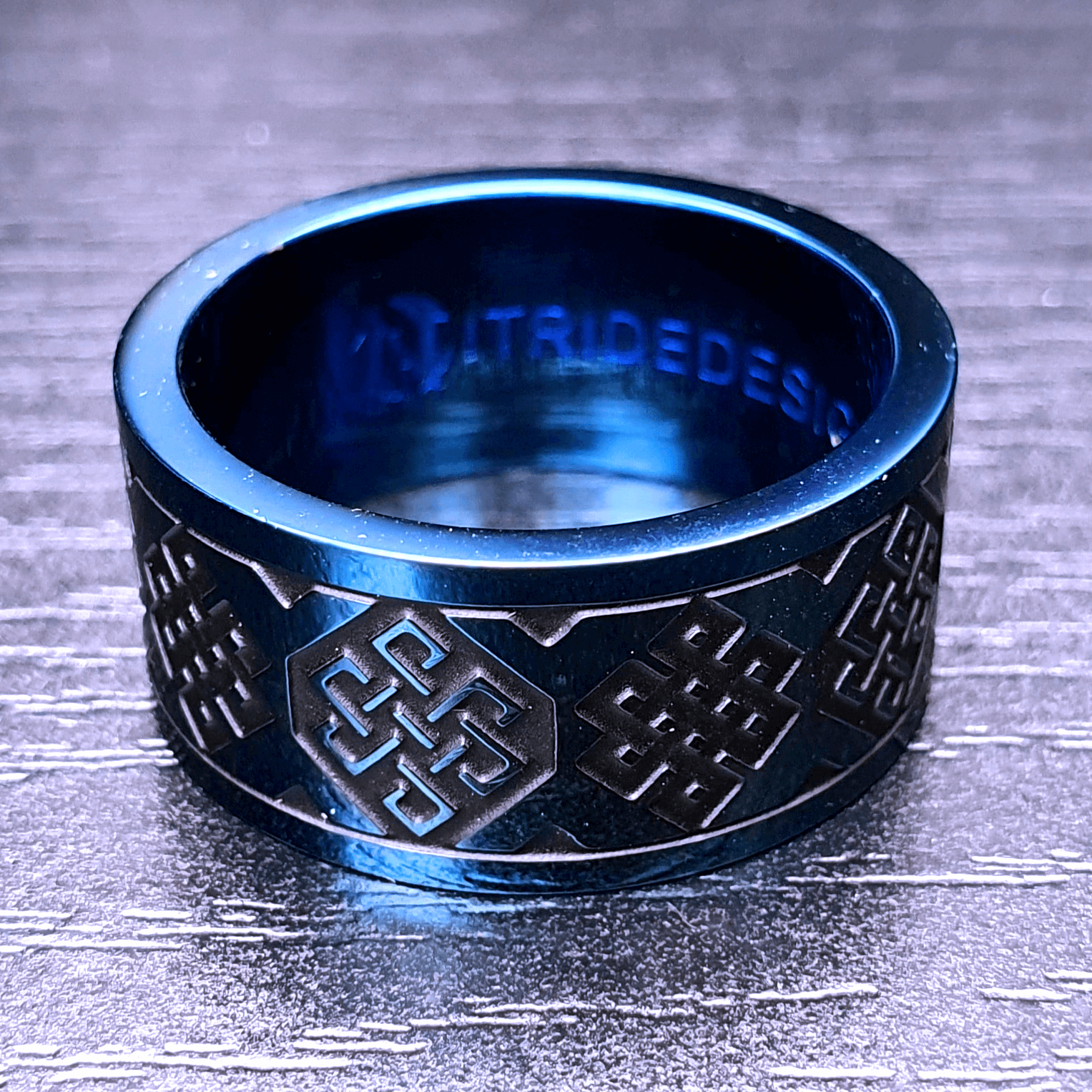 Stainless Steel 316L | Polished - Blue PVD Coated