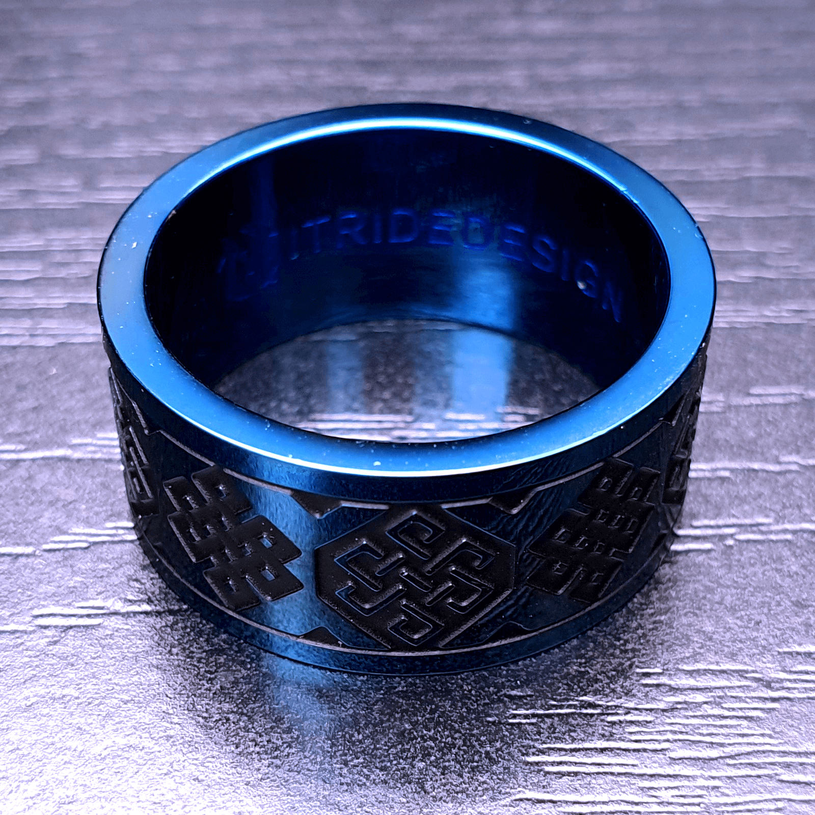 Stainless Steel 316L | Polished - Blue PVD Coated