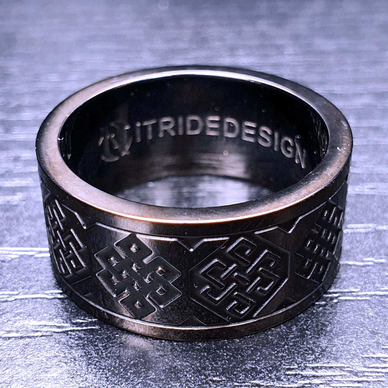 Stainless Steel 316L | Polished - Gun Black PVD Coated