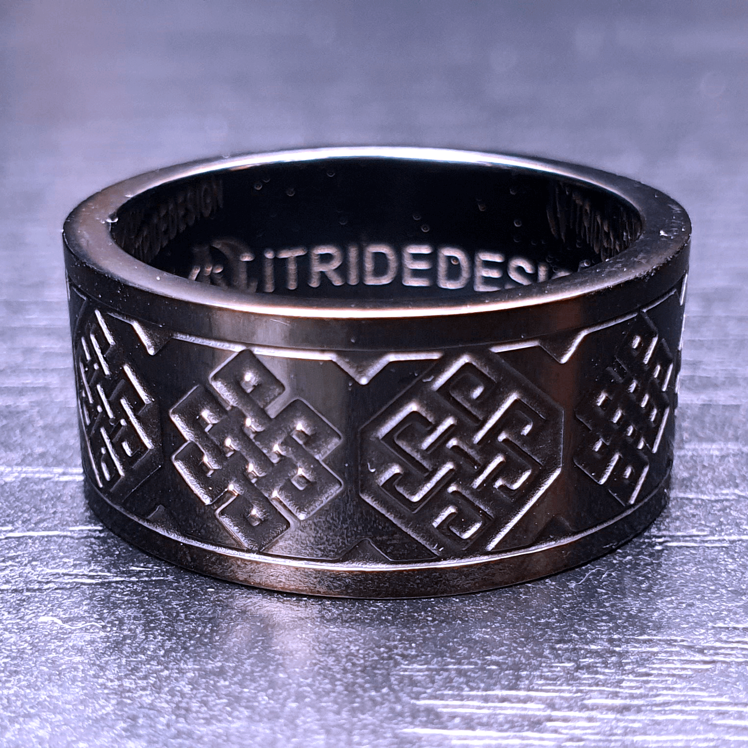 Stainless Steel 316L | Polished - Gun Black PVD Coated