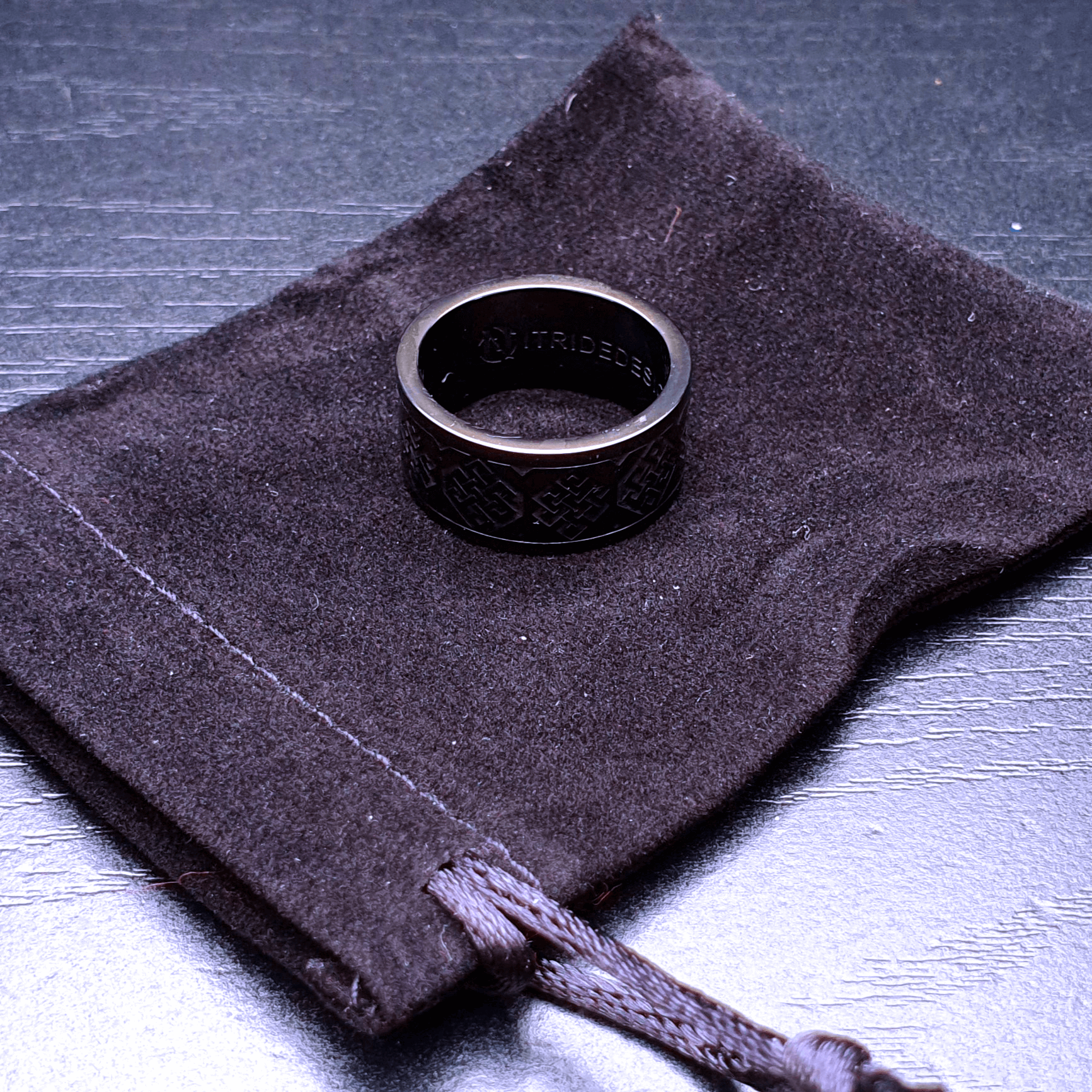 Stainless Steel 316L | Polished - Gun Black PVD Coated