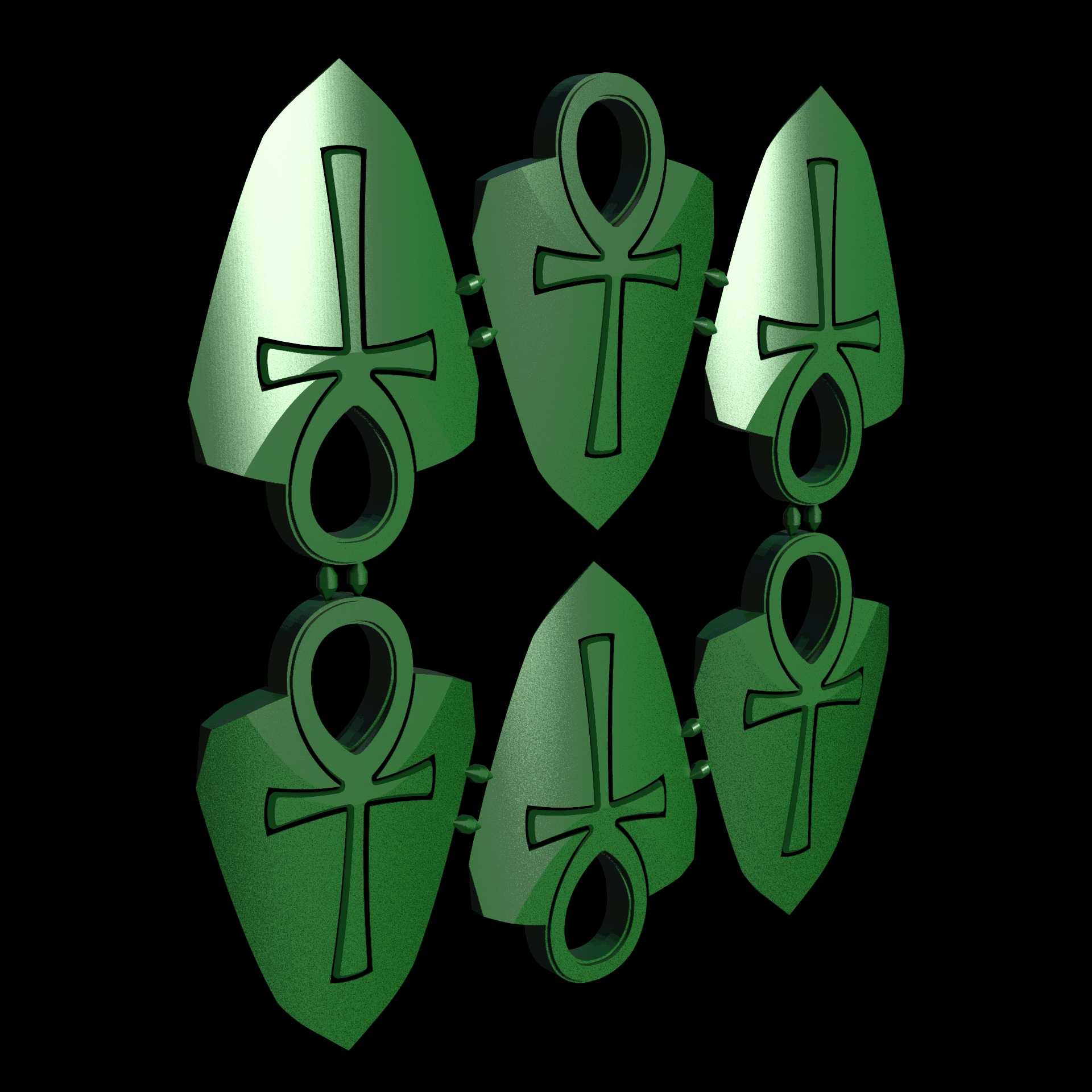 Nylon 12 plastic, manufactured using 3D printing, with a smooth surface finish.