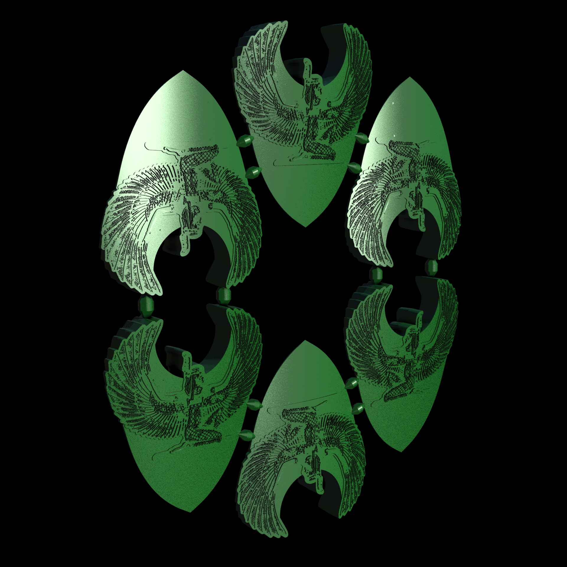 Nylon 12 plastic, manufactured using 3D printing, with a smooth surface finish.