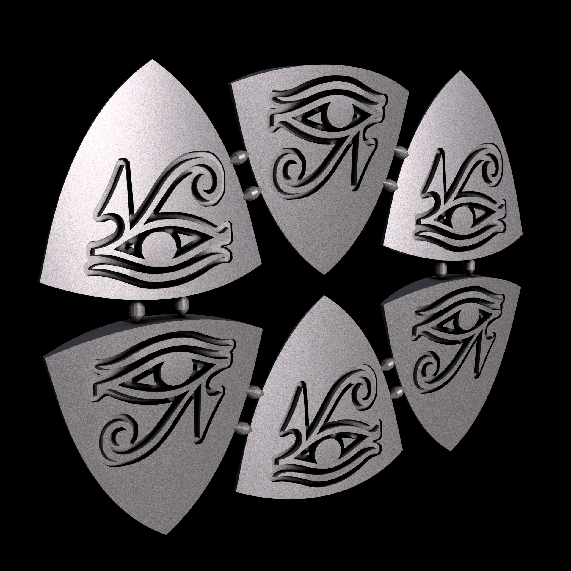 Thermoplastic Polyurethane, manufactured using HP Multi Jet Fusion (3D printing), with a slightly rough, matte surface finish.