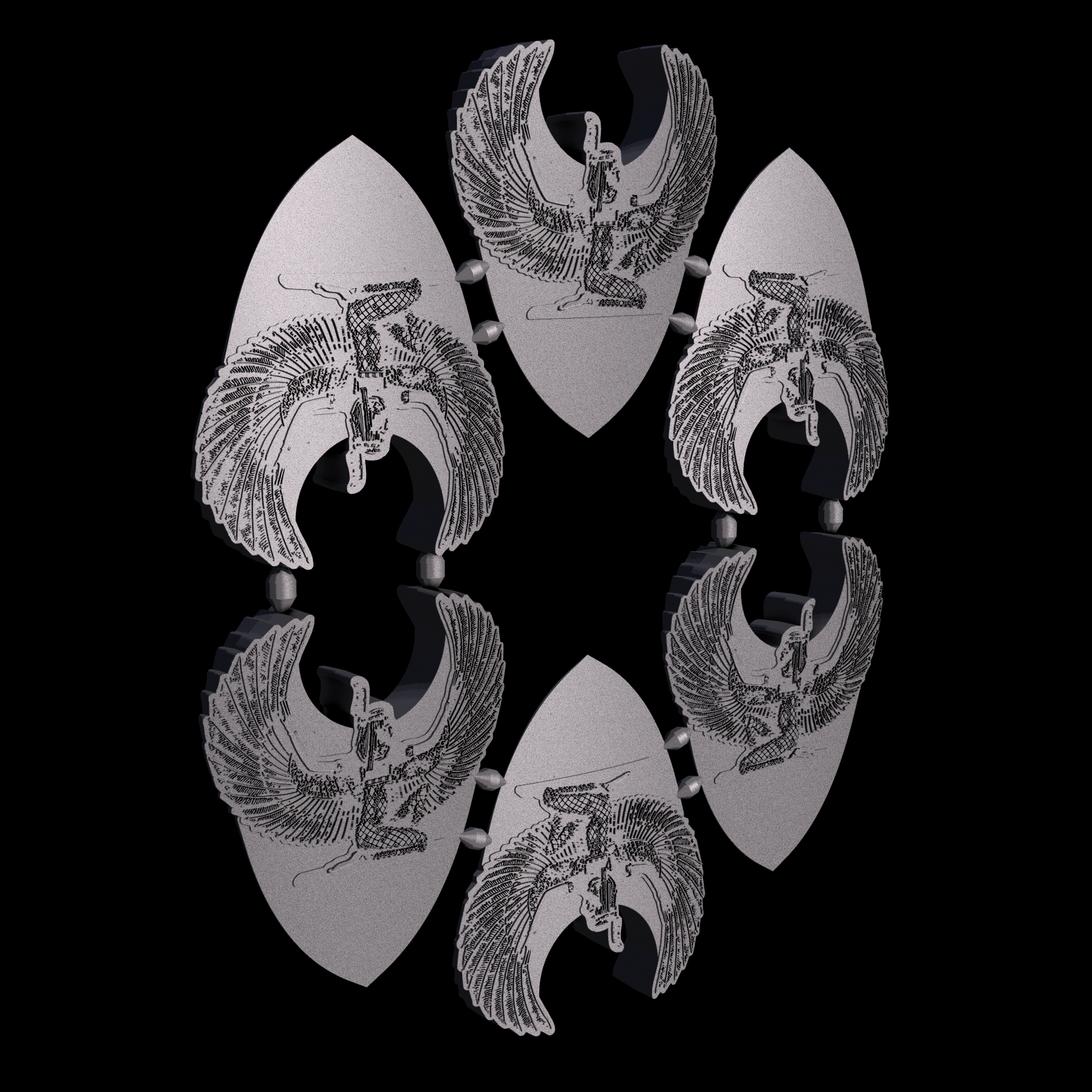 PA12 plastic, manufactured using 3D printing, with a slightly rough, matte surface finish.