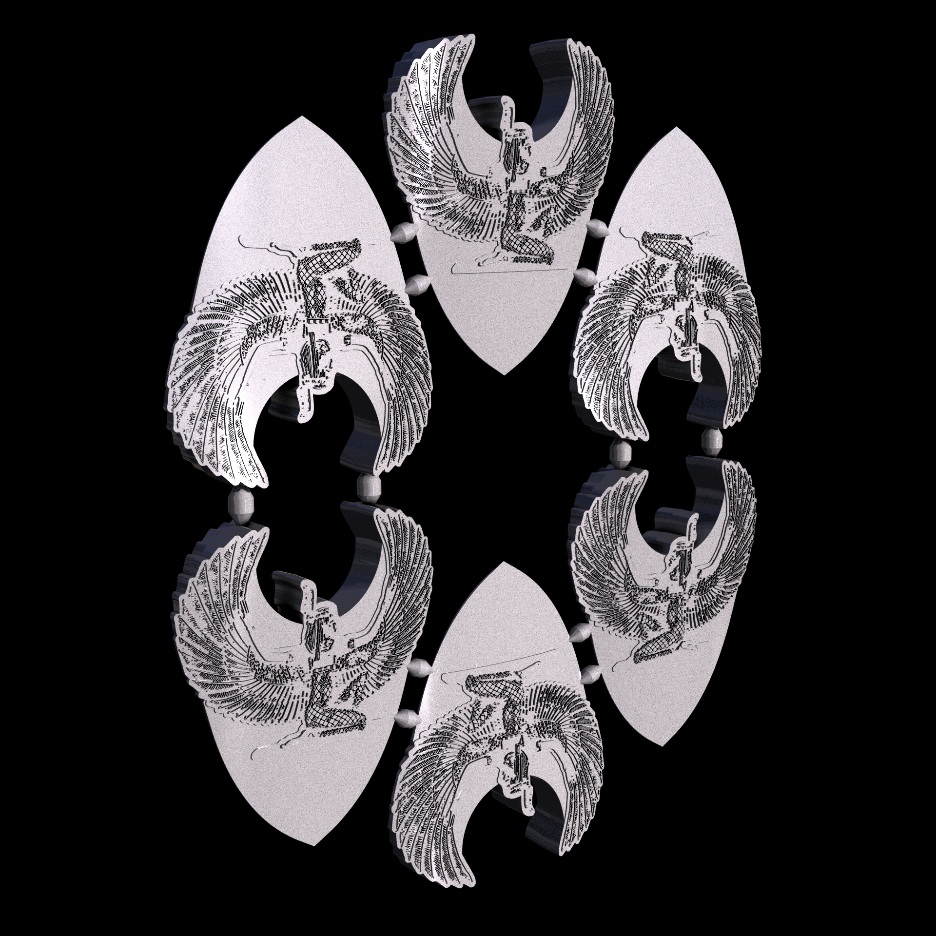 Rigid acrylate photopolymer, manufactured using Stereolithography (3D printing), that has a smooth surface finish.