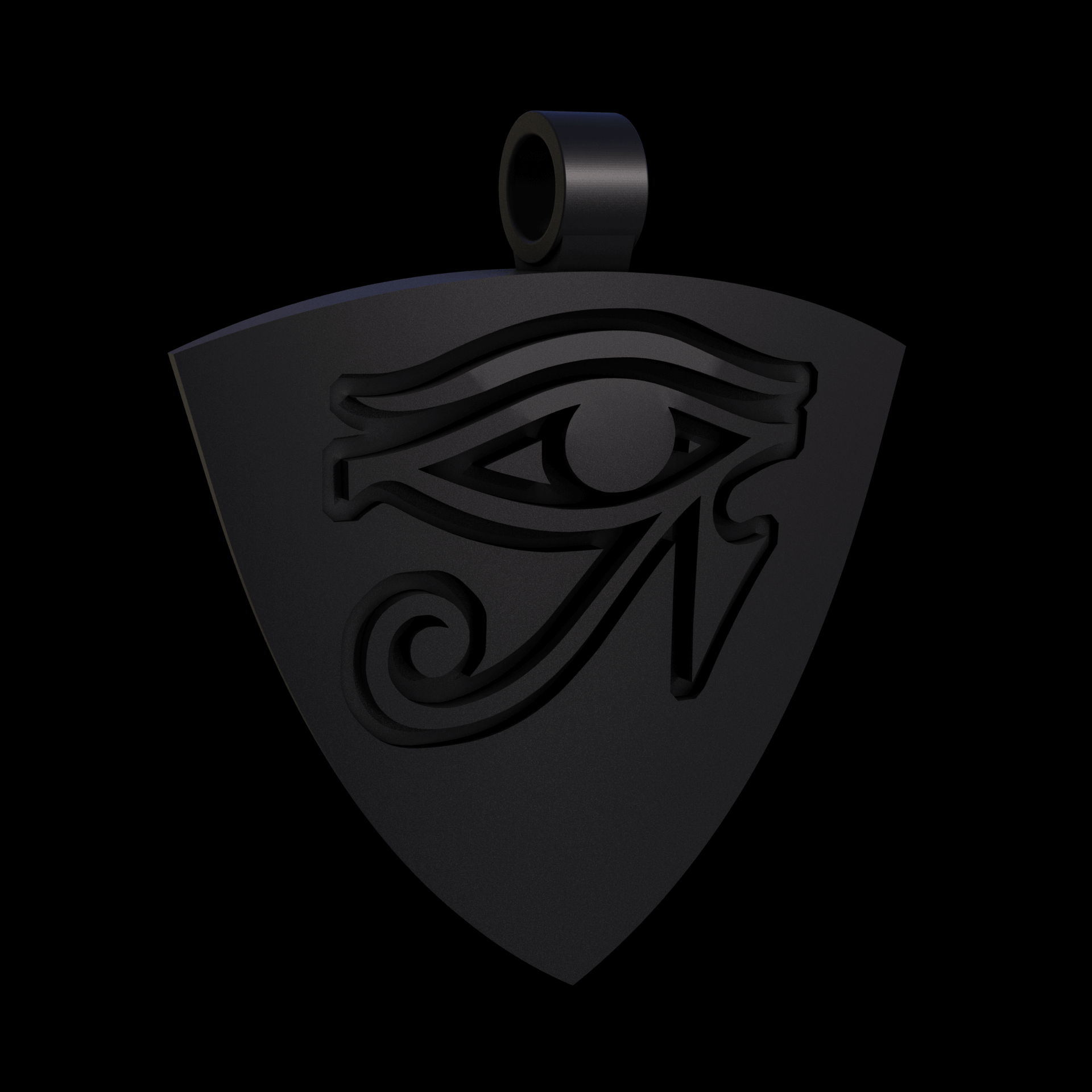 Bronze infused 420 stainless steel, manufactured using 3D printing, treated for a dark grey matte surface finish, with visible print lines.