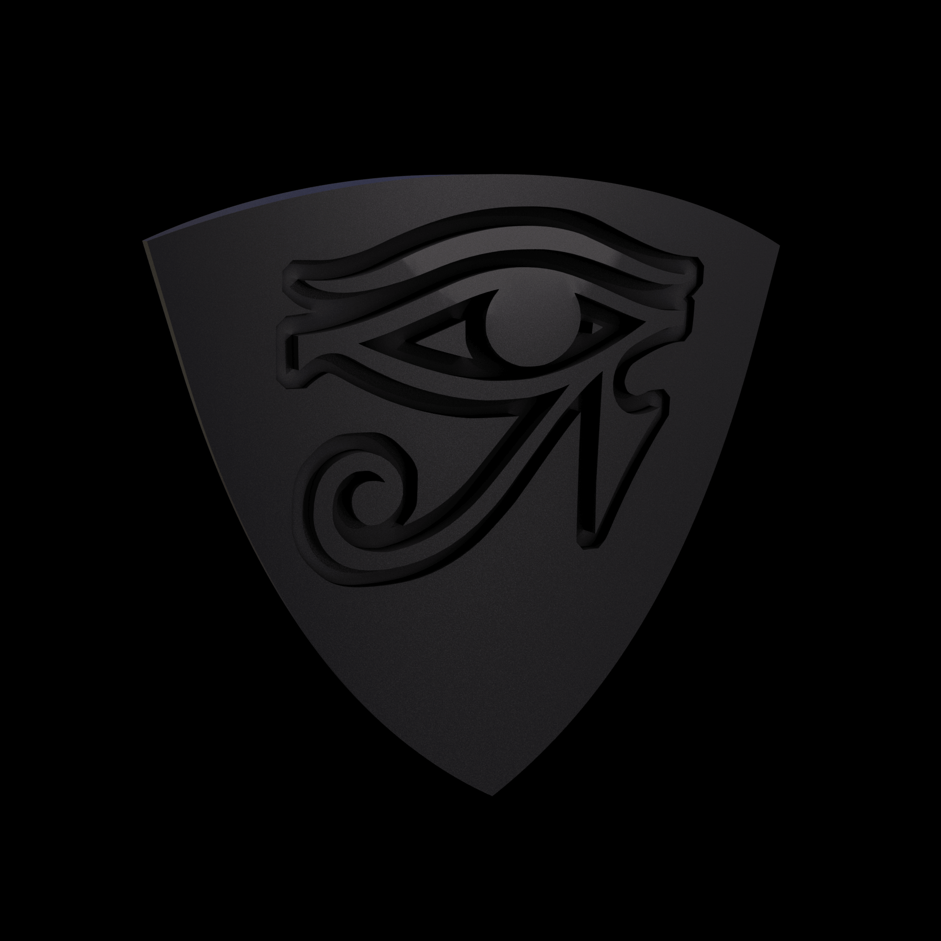 Bronze infused 420 stainless steel, manufactured using 3D printing, treated for a dark grey matte surface finish, with visible print lines.