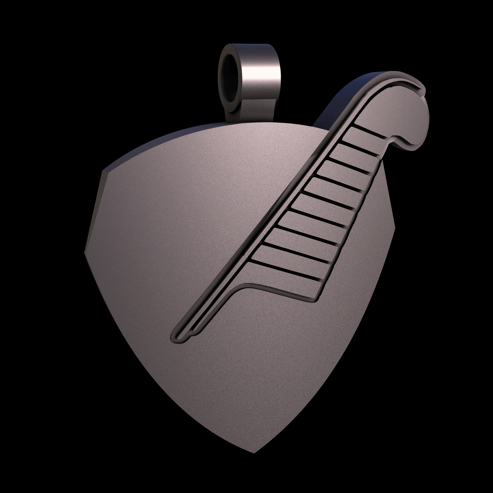 Bronze infused 420 stainless steel, manufactured using 3D printing, with a matte surface finish and visible print lines.