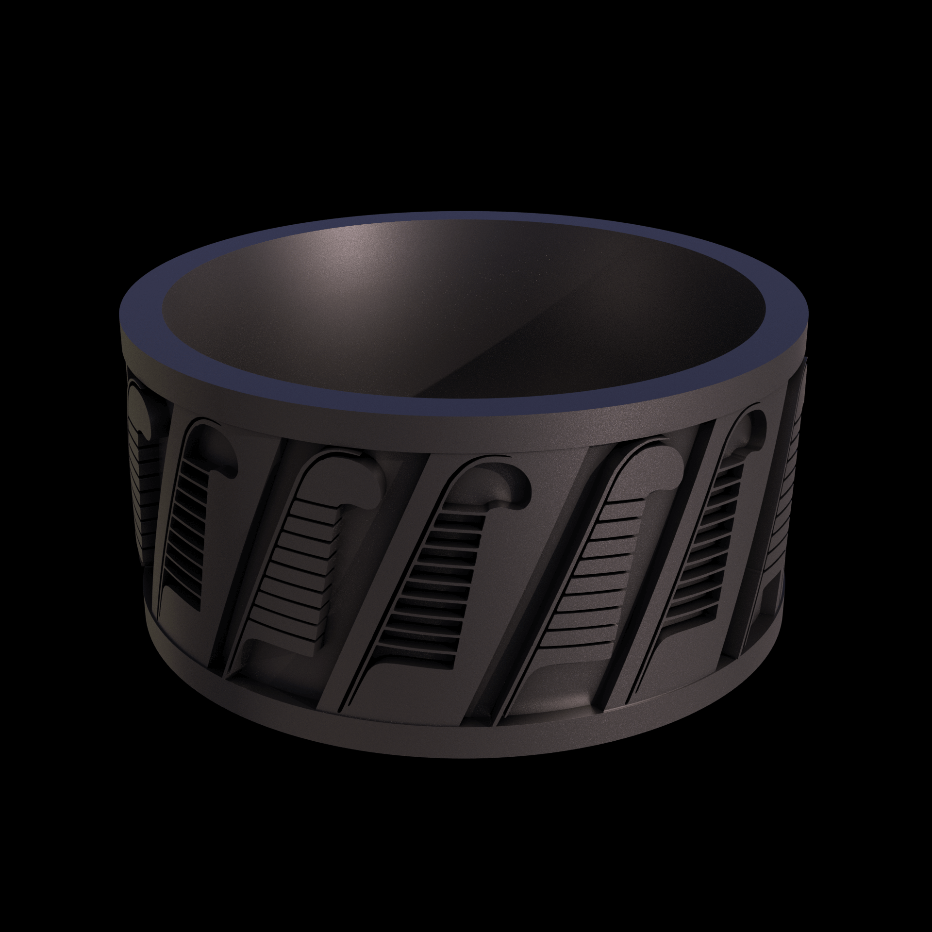 Bronze infused 420 stainless steel, manufactured using 3D printing, with a matte surface finish and visible print lines.