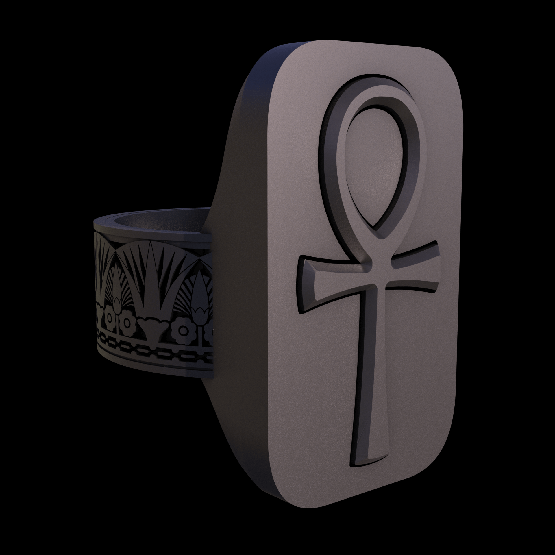 Bronze infused 420 stainless steel, manufactured using 3D printing, with a matte surface finish and visible print lines.