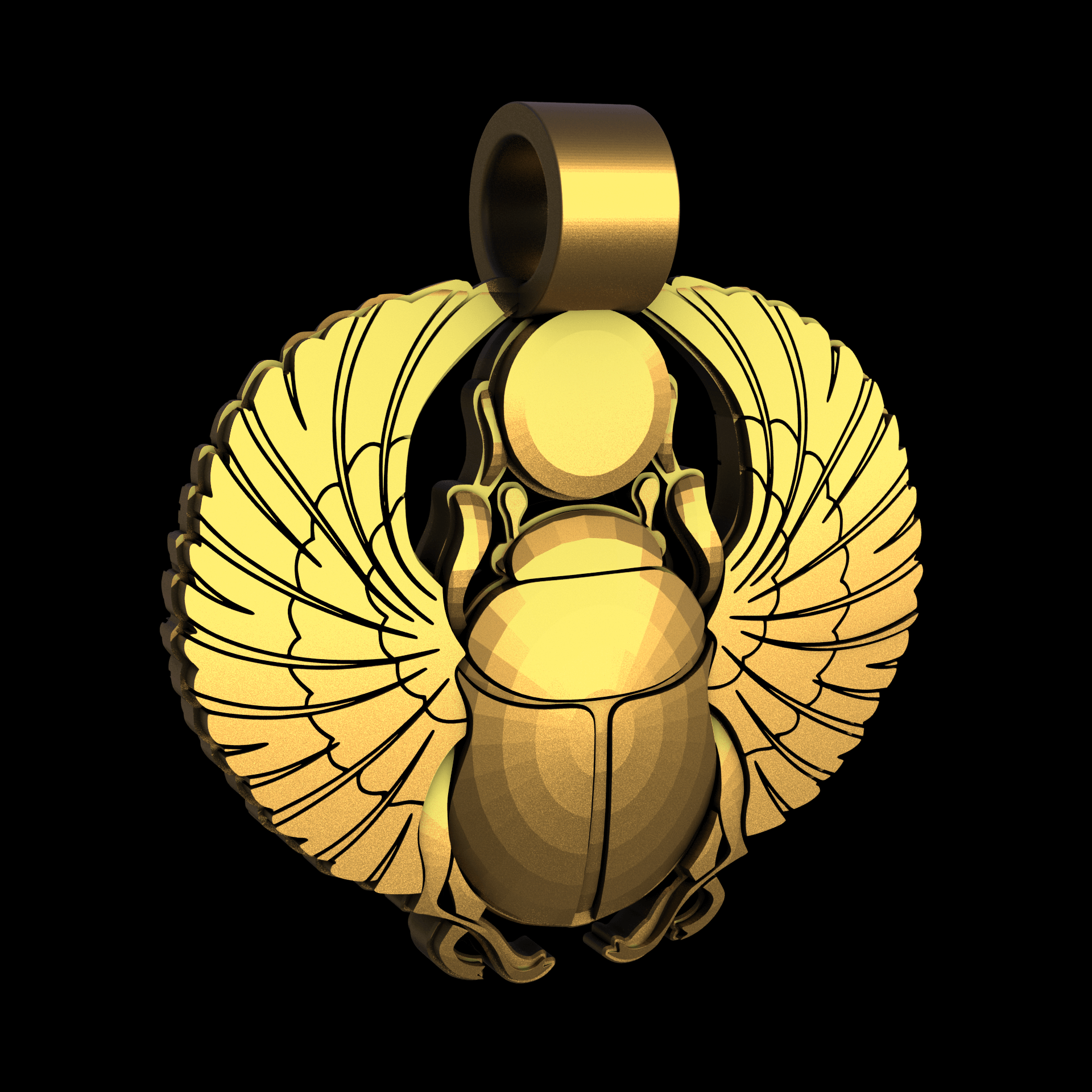 Brass manufactured using wax casting, and lightly polished with a rough matte surface finish.