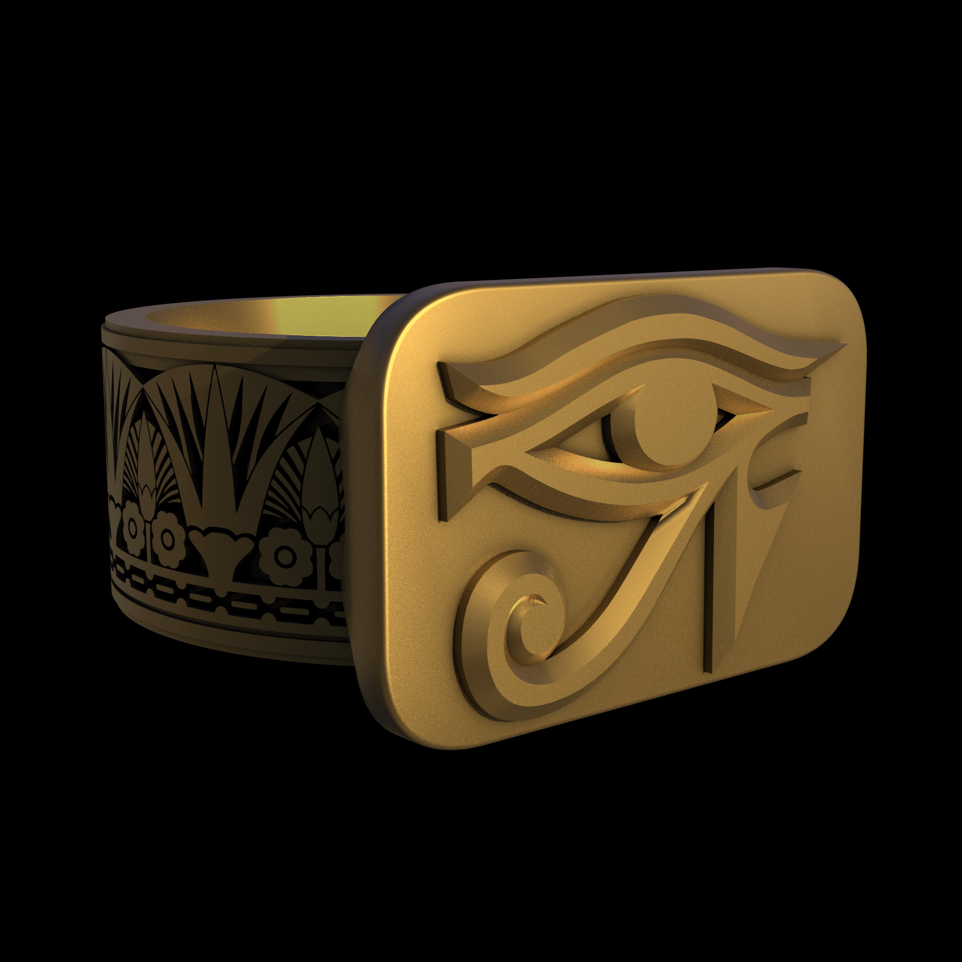 Brass manufactured using wax casting, and lightly polished with a rough matte surface finish.