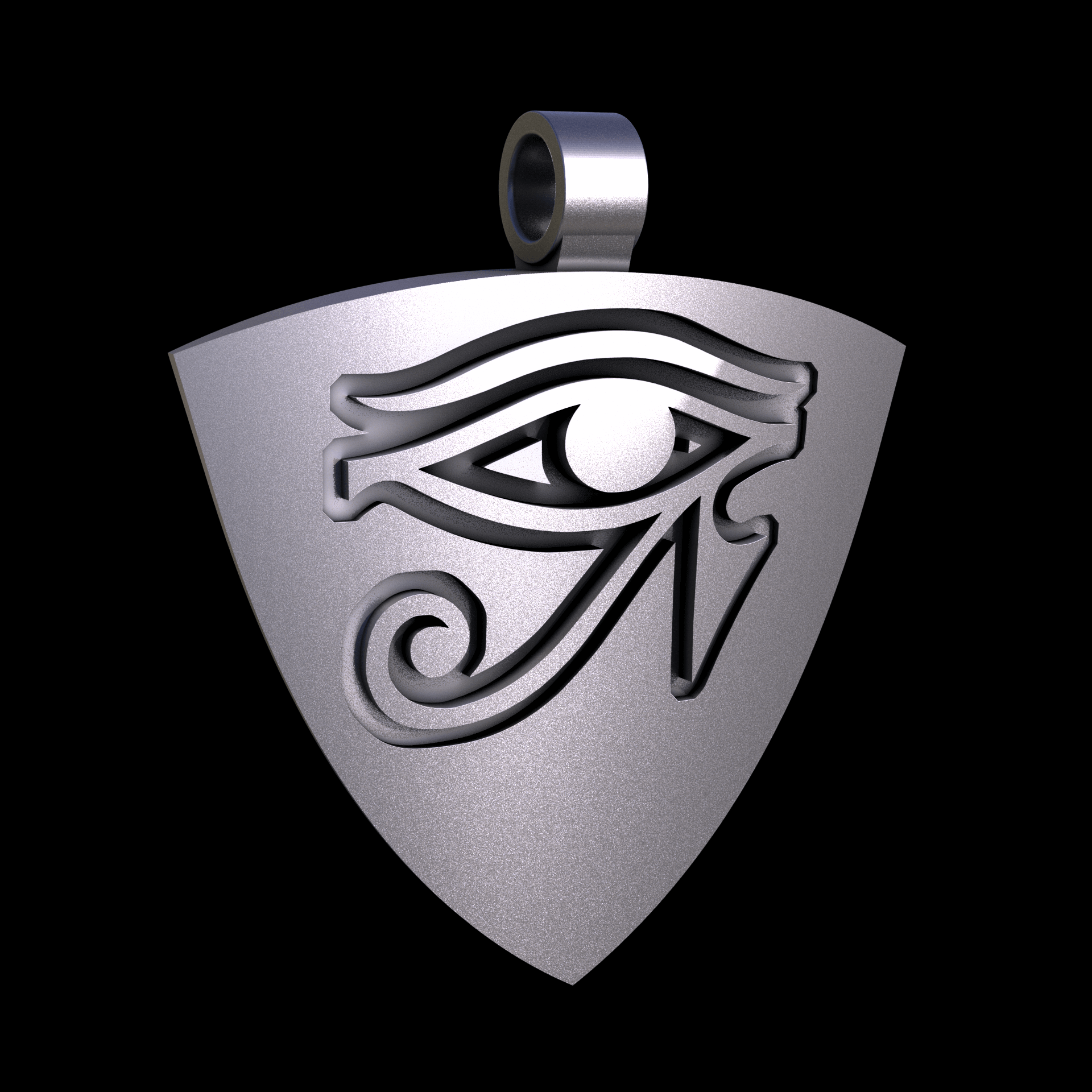 Sterling silver manufactured using wax casting, and lightly polished with a rough matte surface finish.