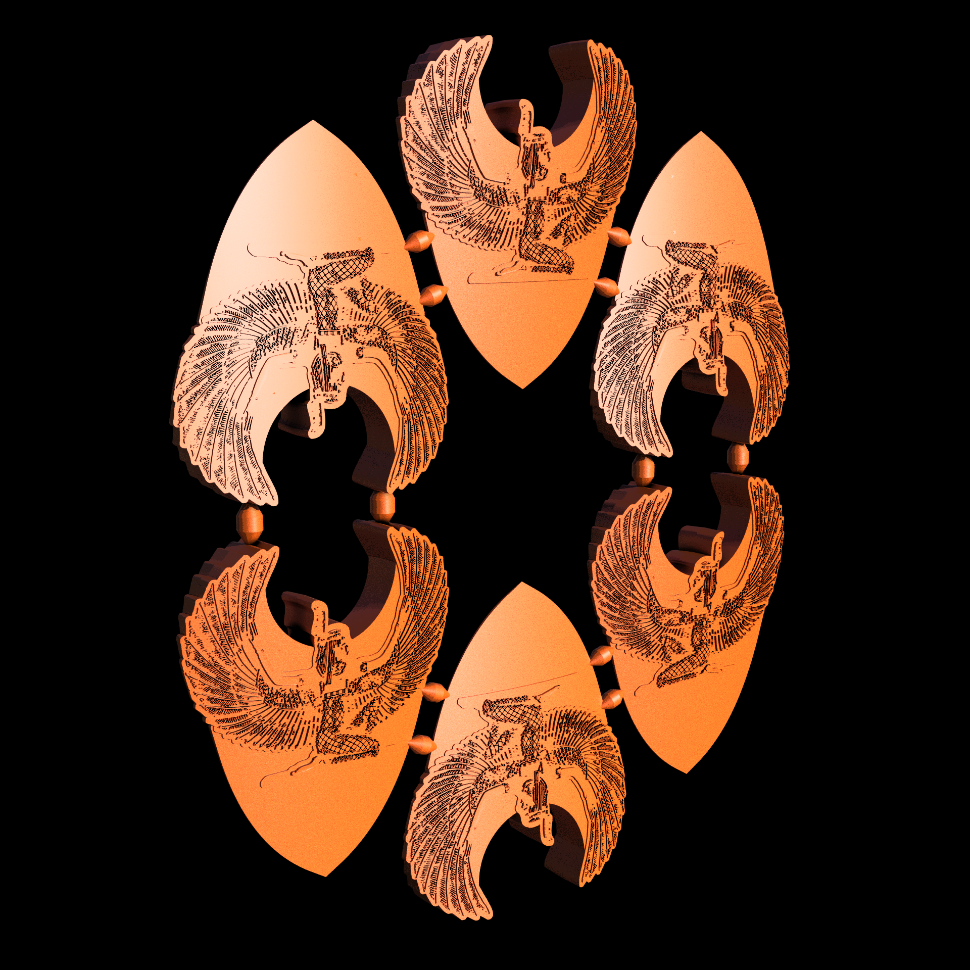 Nylon 12 plastic, manufactured using 3D printing, with a smooth surface finish.