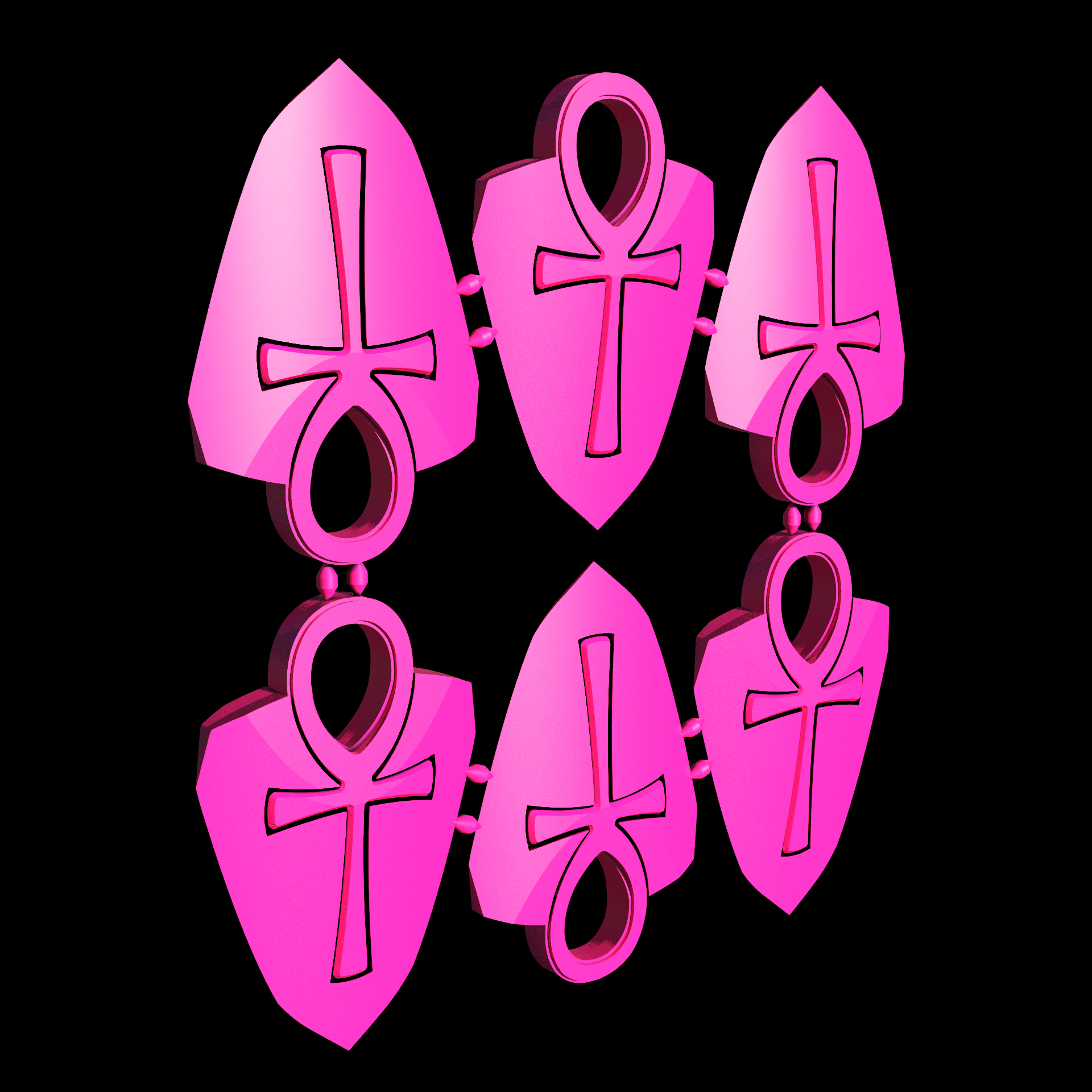 Nylon 12 plastic, manufactured using 3D printing, with a smooth surface finish.