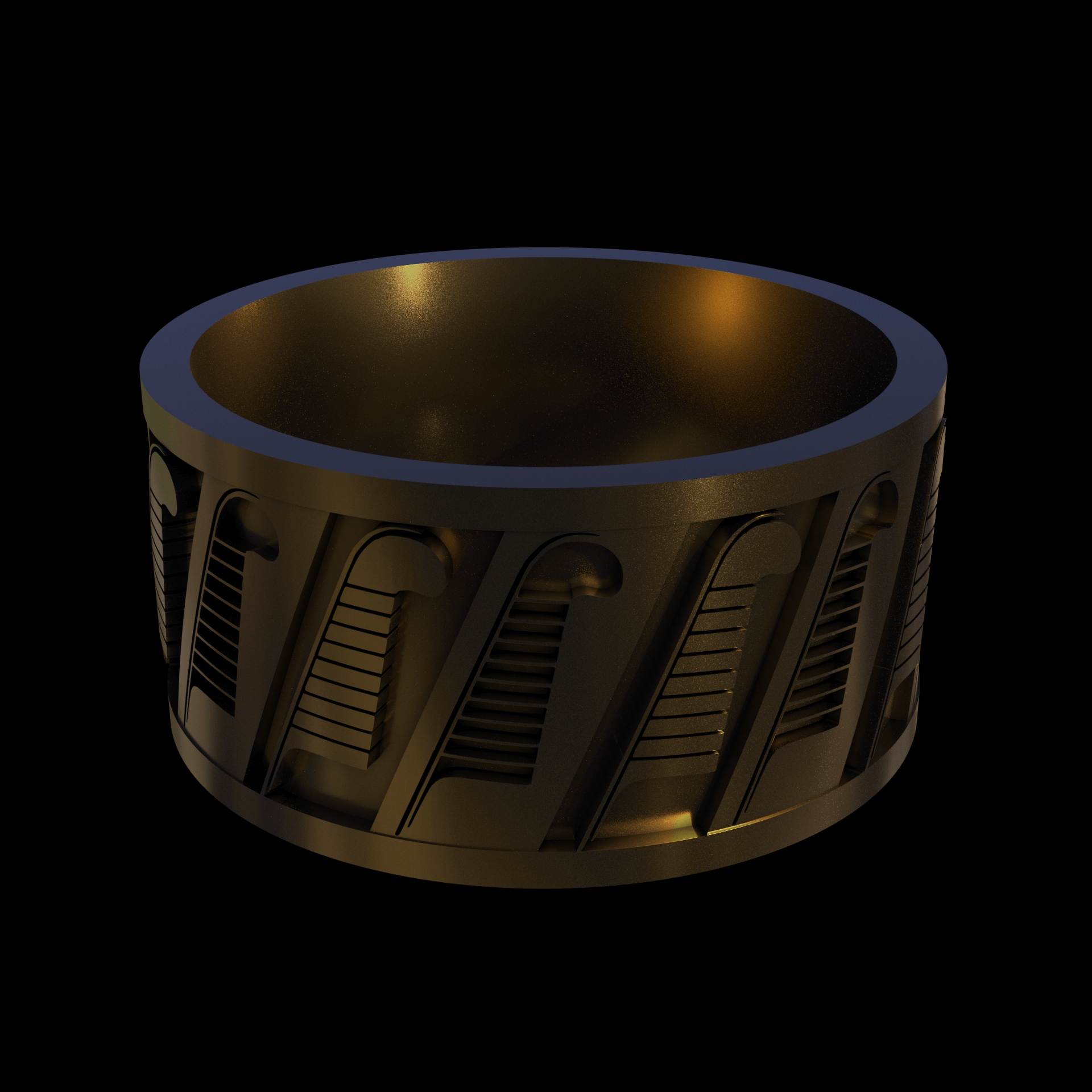 Brass manufactured using wax casting, with a hand polished finish, for a shiny, fine sheen surface.