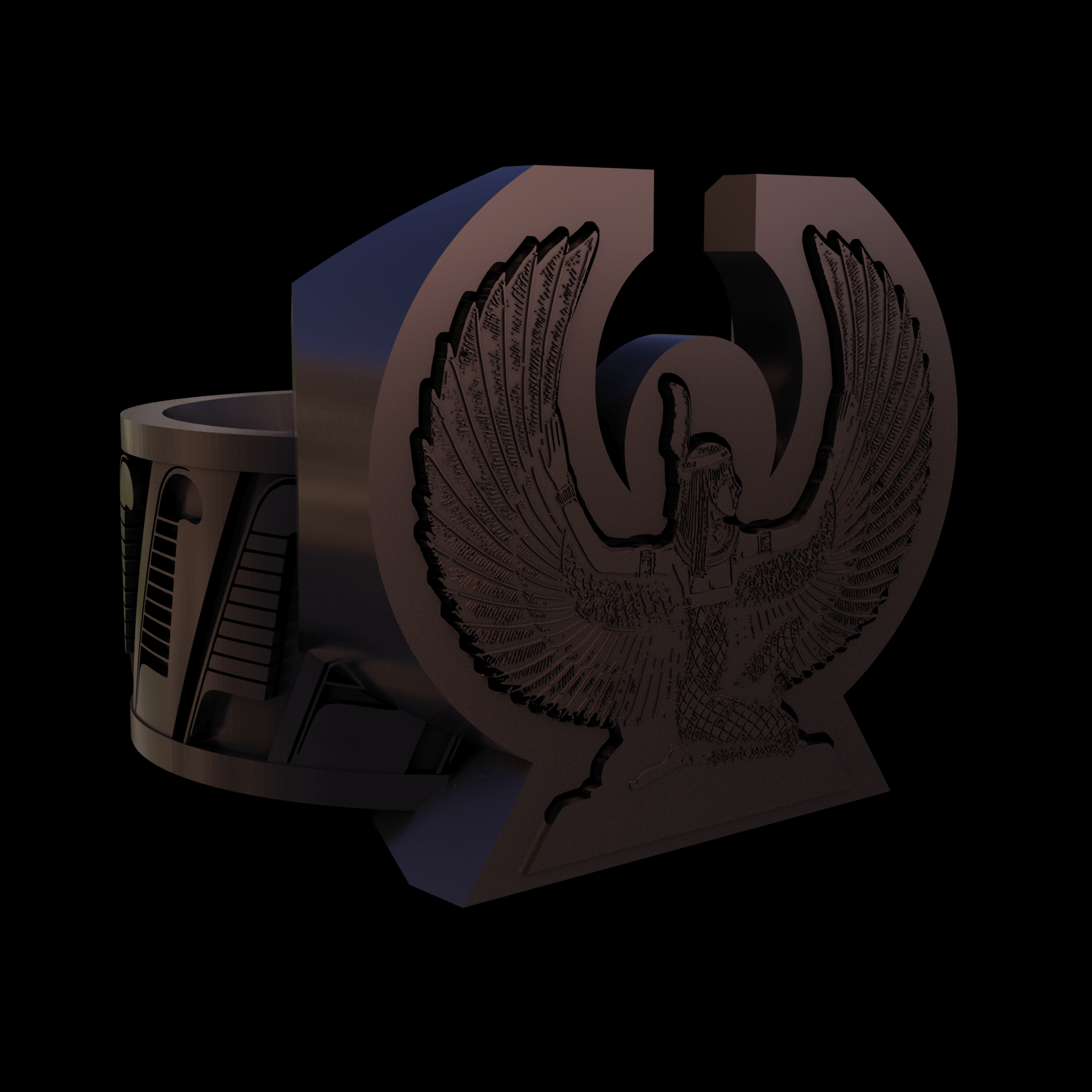 Bronze manufactured using wax casting, with a hand polished finish, for a shiny, fine sheen surface.