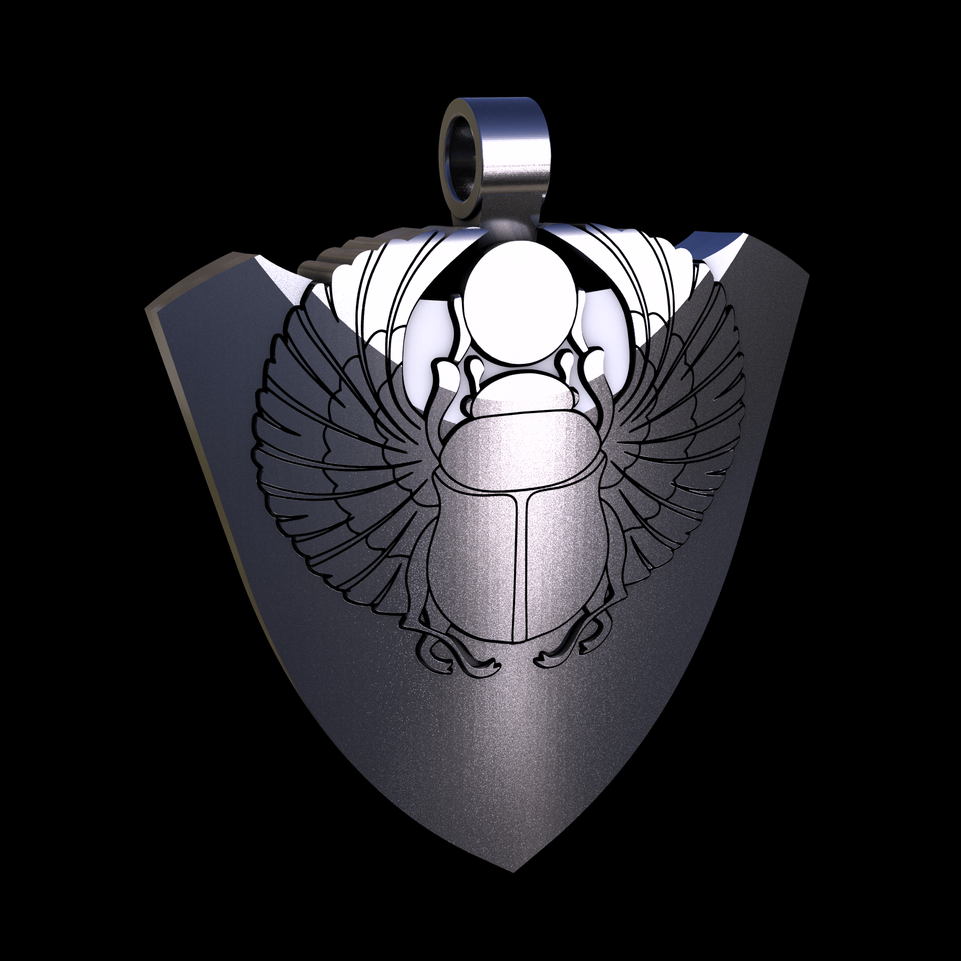 Sterling silver manufactured using wax casting, with a hand polished finish, for a slightly textured, mild sheen surface.