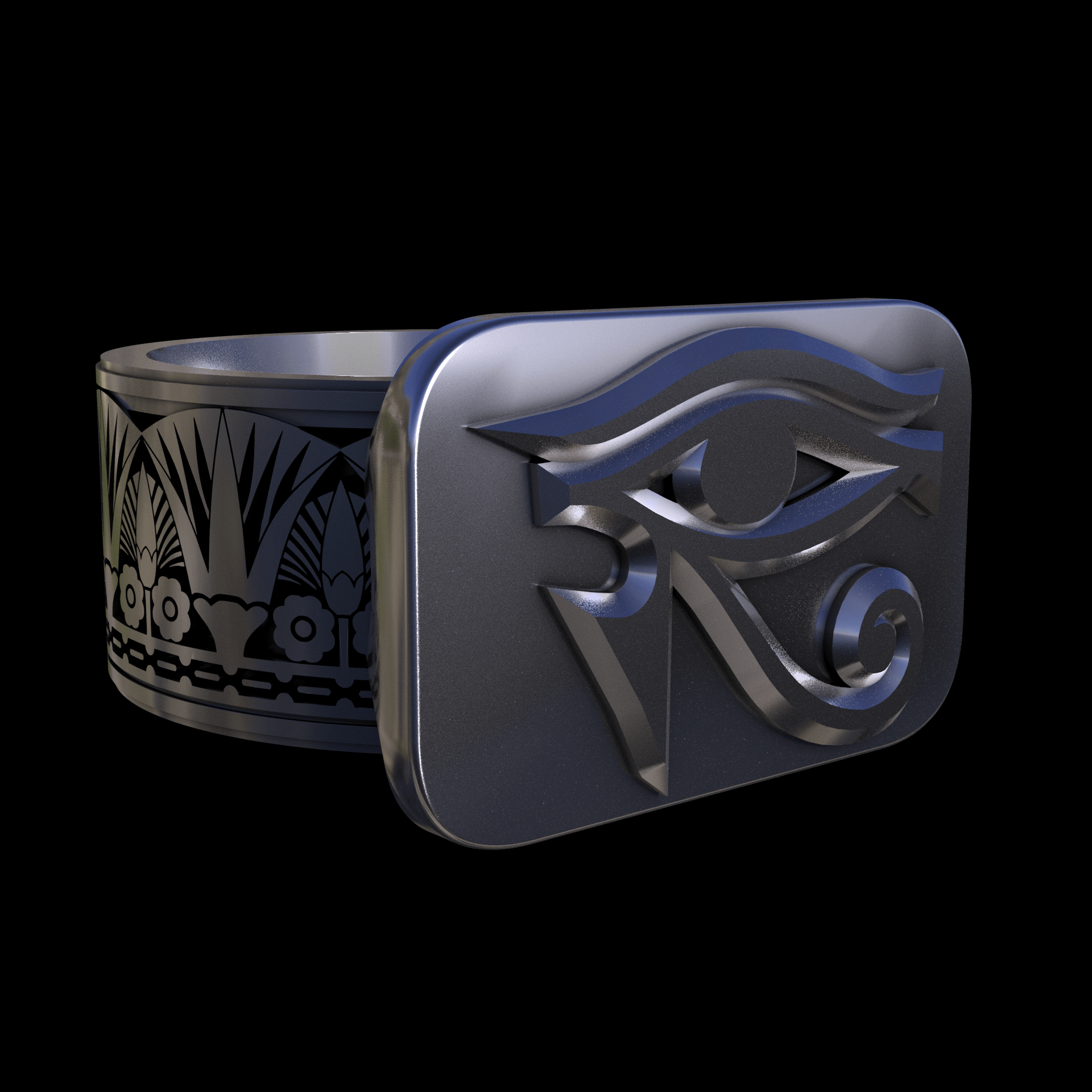 Sterling silver manufactured using wax casting, with a hand polished finish, for a slightly textured, mild sheen surface.