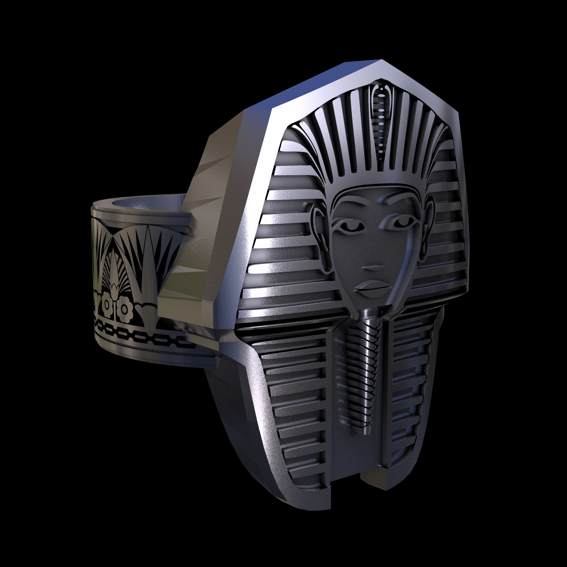 Sterling silver manufactured using wax casting, with a hand polished finish, for a slightly textured, mild sheen surface.