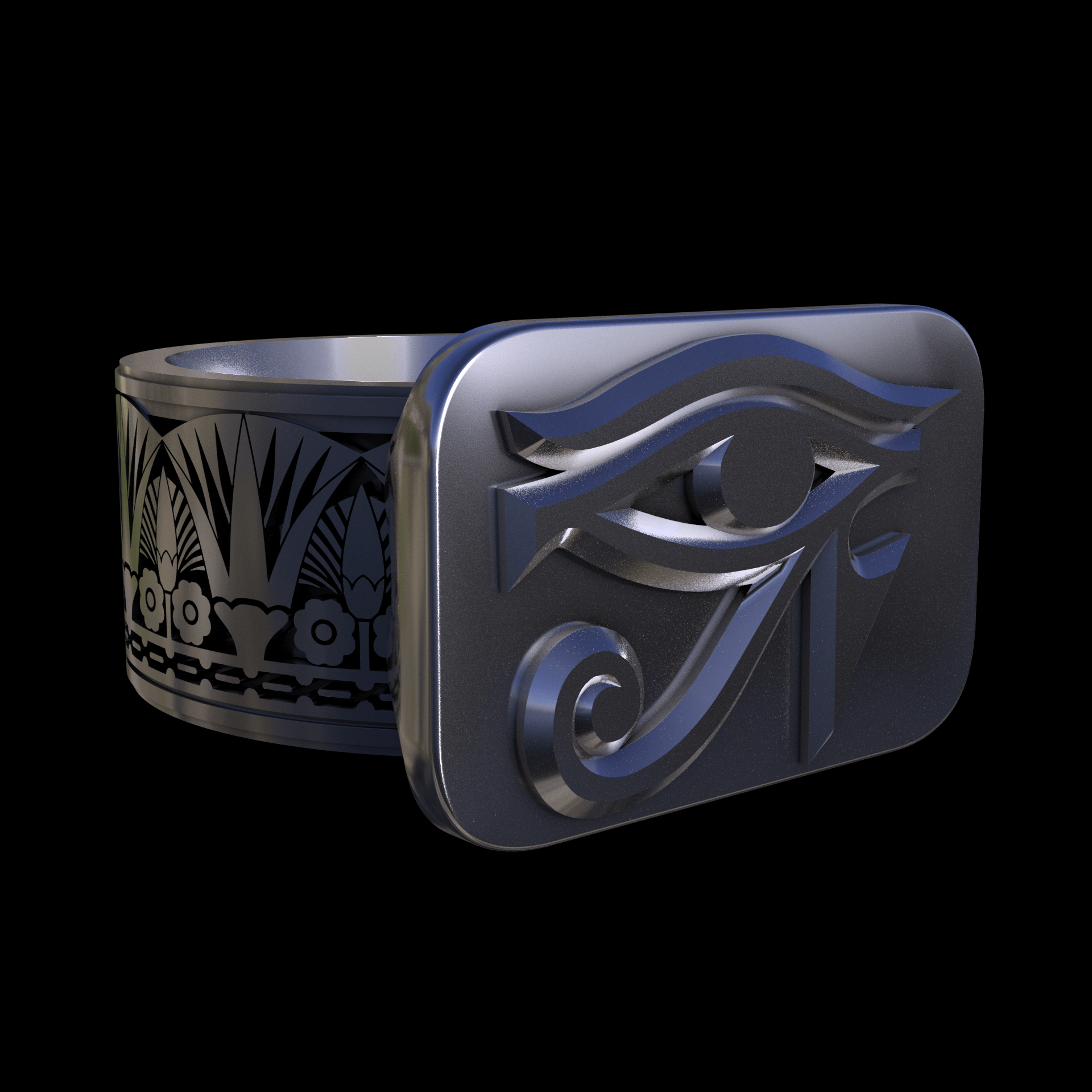 Sterling silver manufactured using wax casting, with a hand polished finish, for a slightly textured, mild sheen surface.