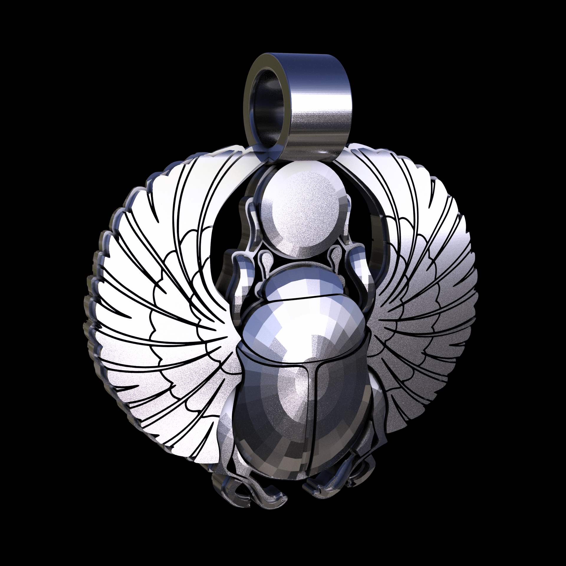 Sterling silver manufactured using wax casting, with a hand polished finish, for a slightly textured, mild sheen surface.