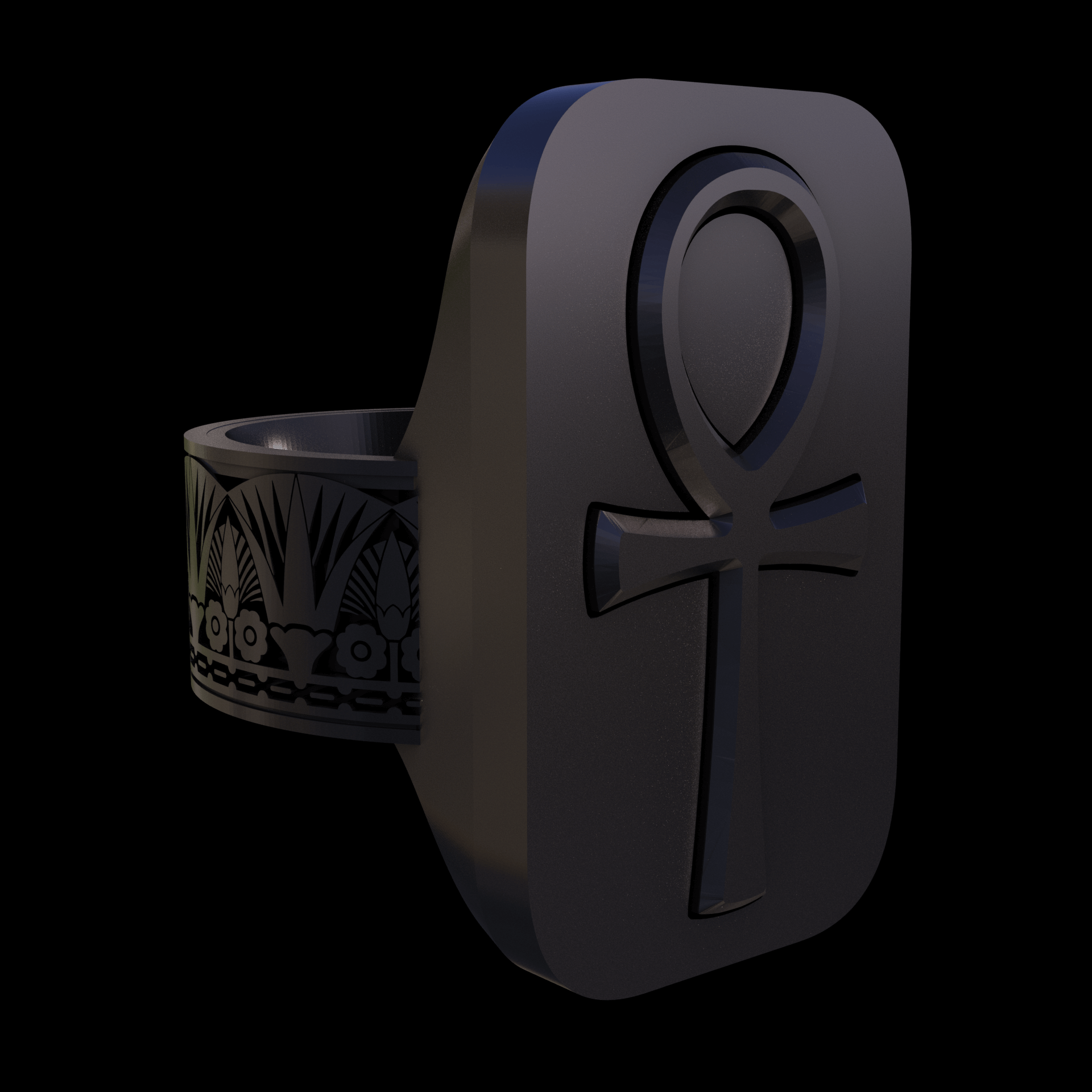 Bronze infused 420 stainless steel, manufactured using 3D printing, with visible print lines.