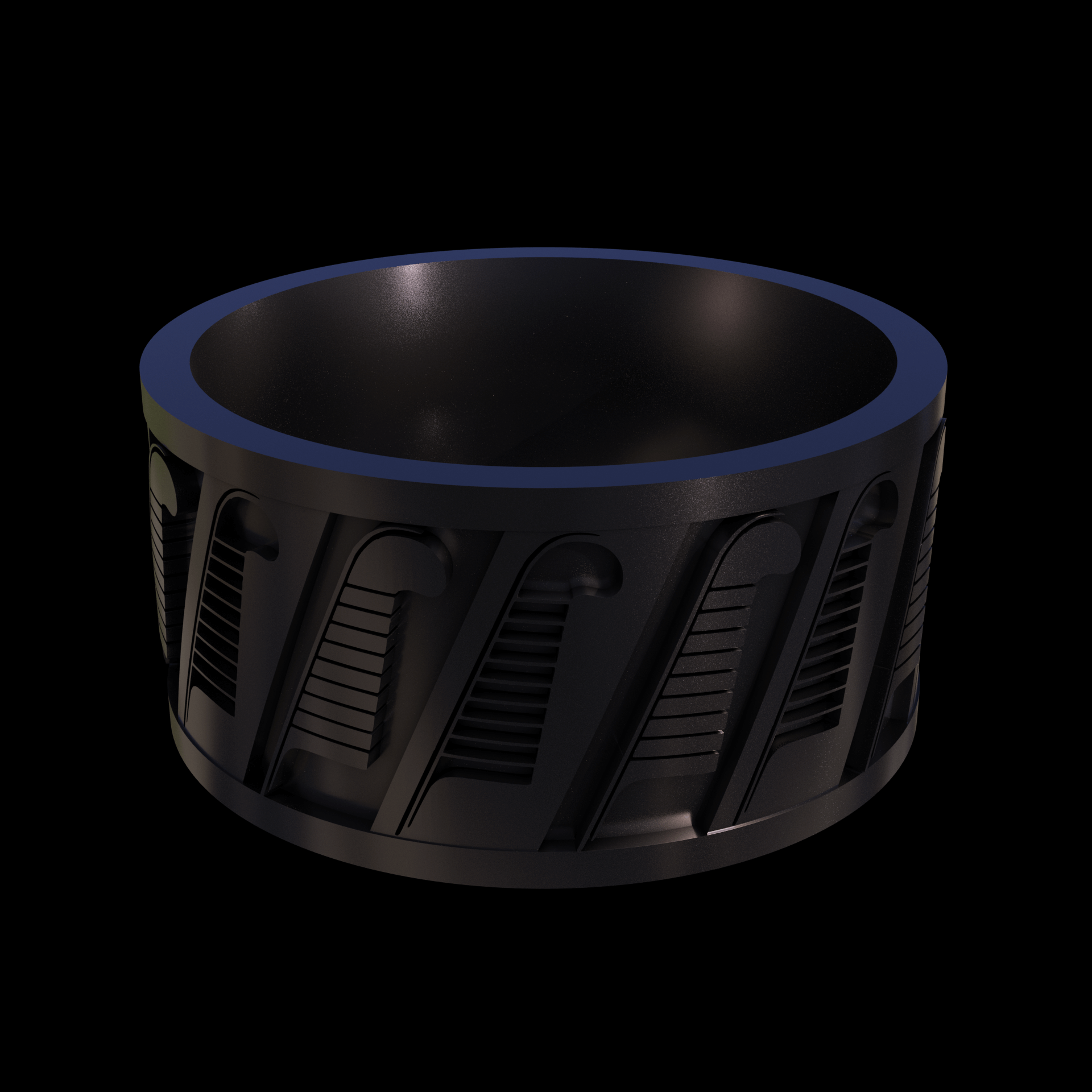 Bronze infused 420 stainless steel, manufactured using 3D printing, with visible print lines.