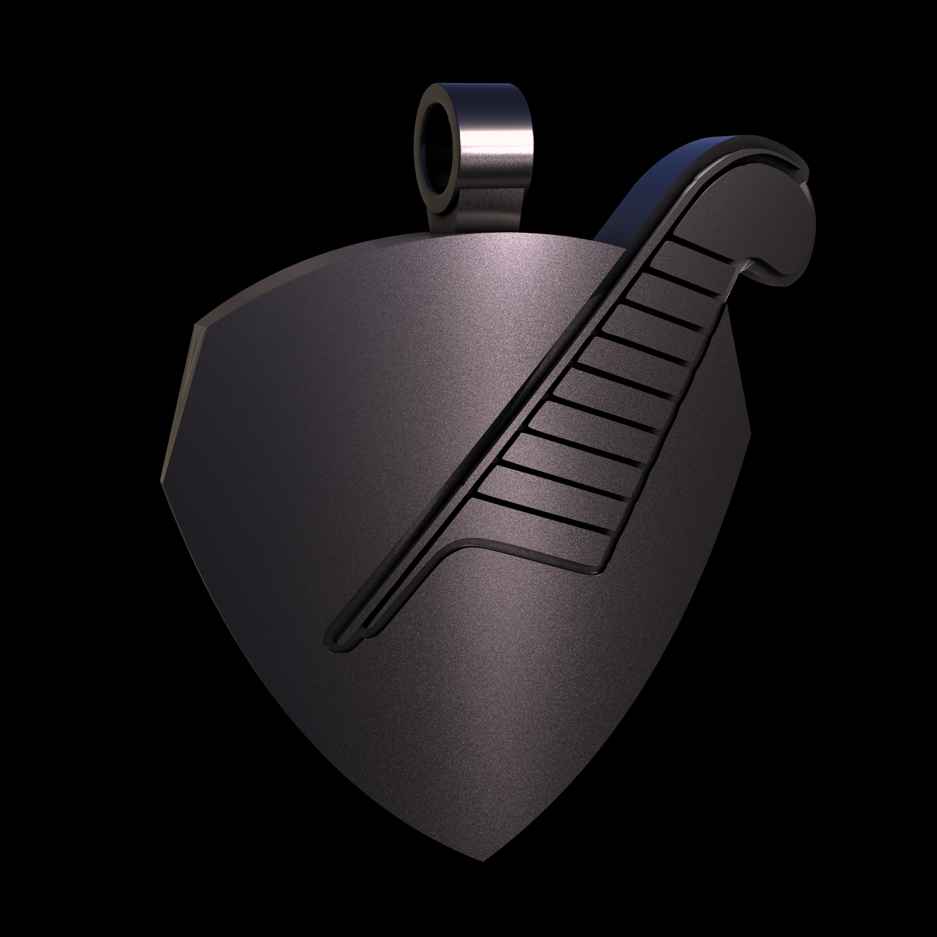 Bronze infused 420 stainless steel, manufactured using 3D printing, with visible print lines.