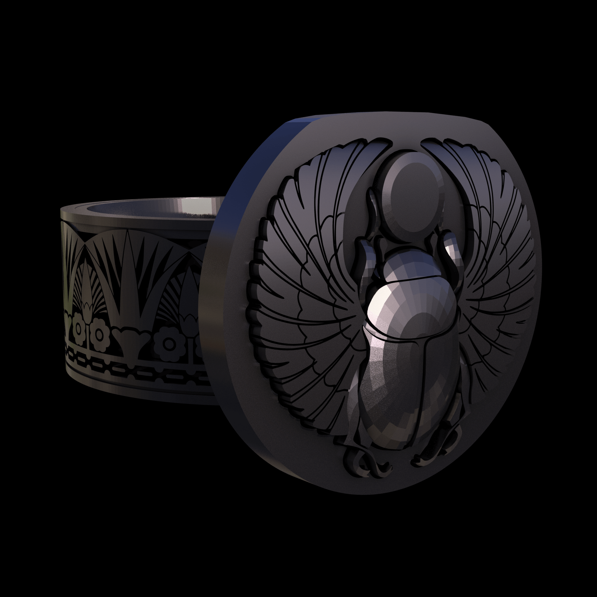 Bronze infused 420 stainless steel, manufactured using 3D printing, with visible print lines.