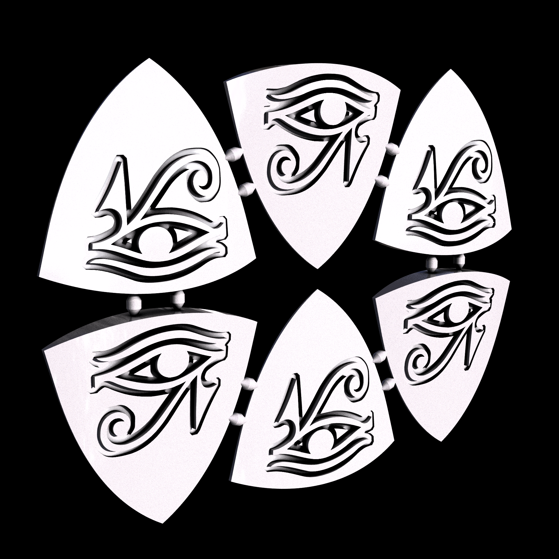 Polypropylene, manufactured using HP Multi Jet Fusion (3D printing), with a grey slightly rough, matte surface finish.