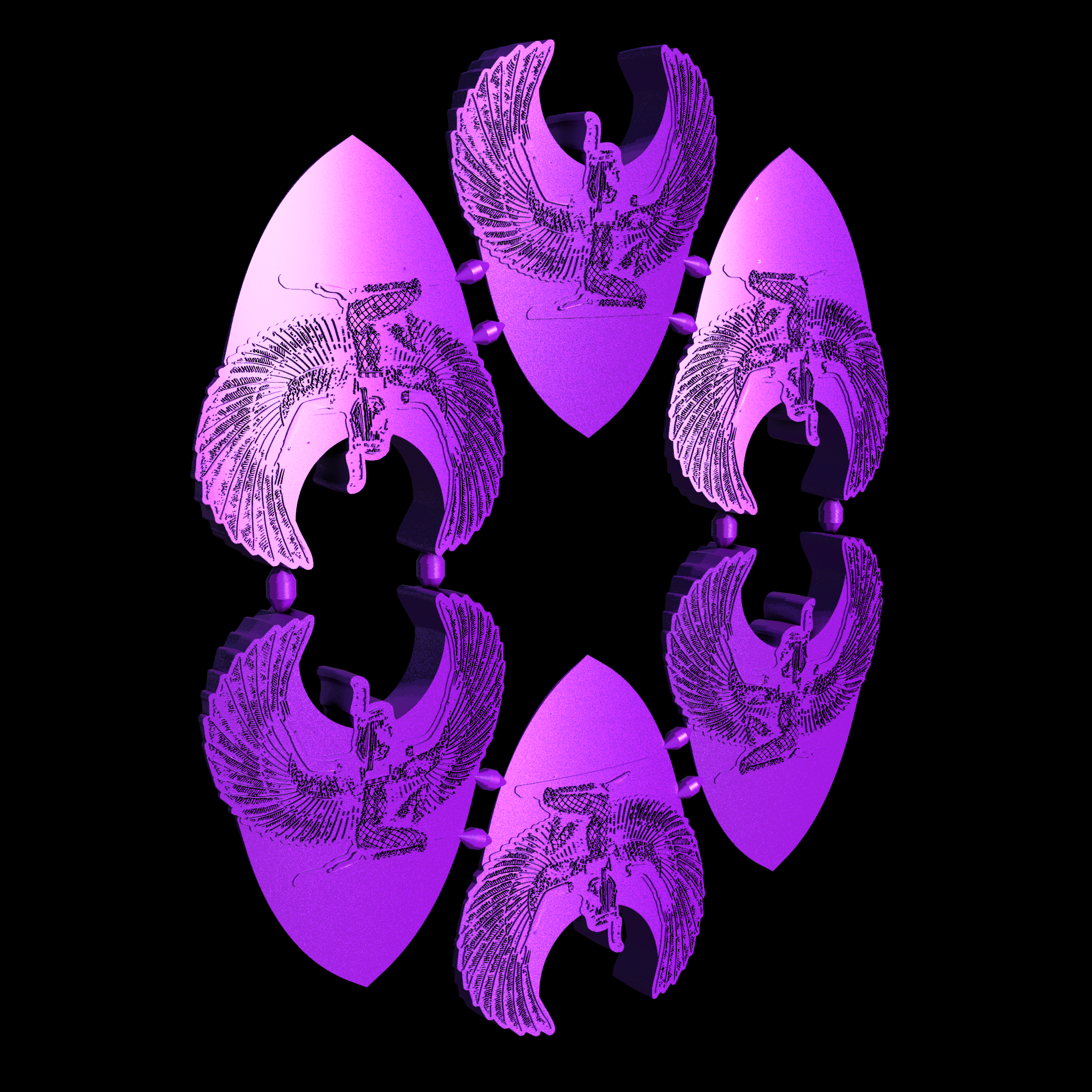 Nylon 12 plastic, manufactured using 3D printing, with a smooth surface finish.