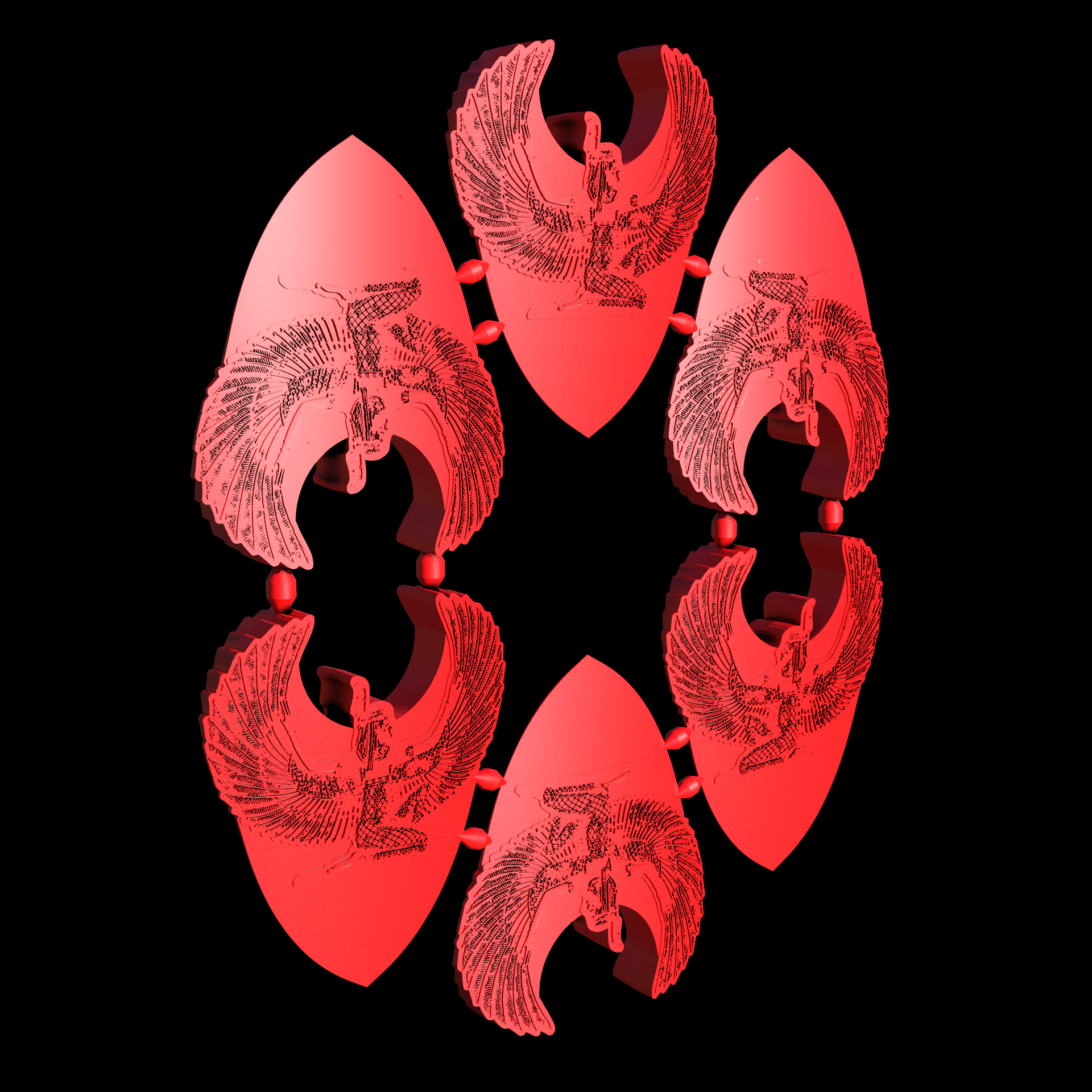 Nylon 12 plastic, manufactured using 3D printing, with a smooth surface finish.