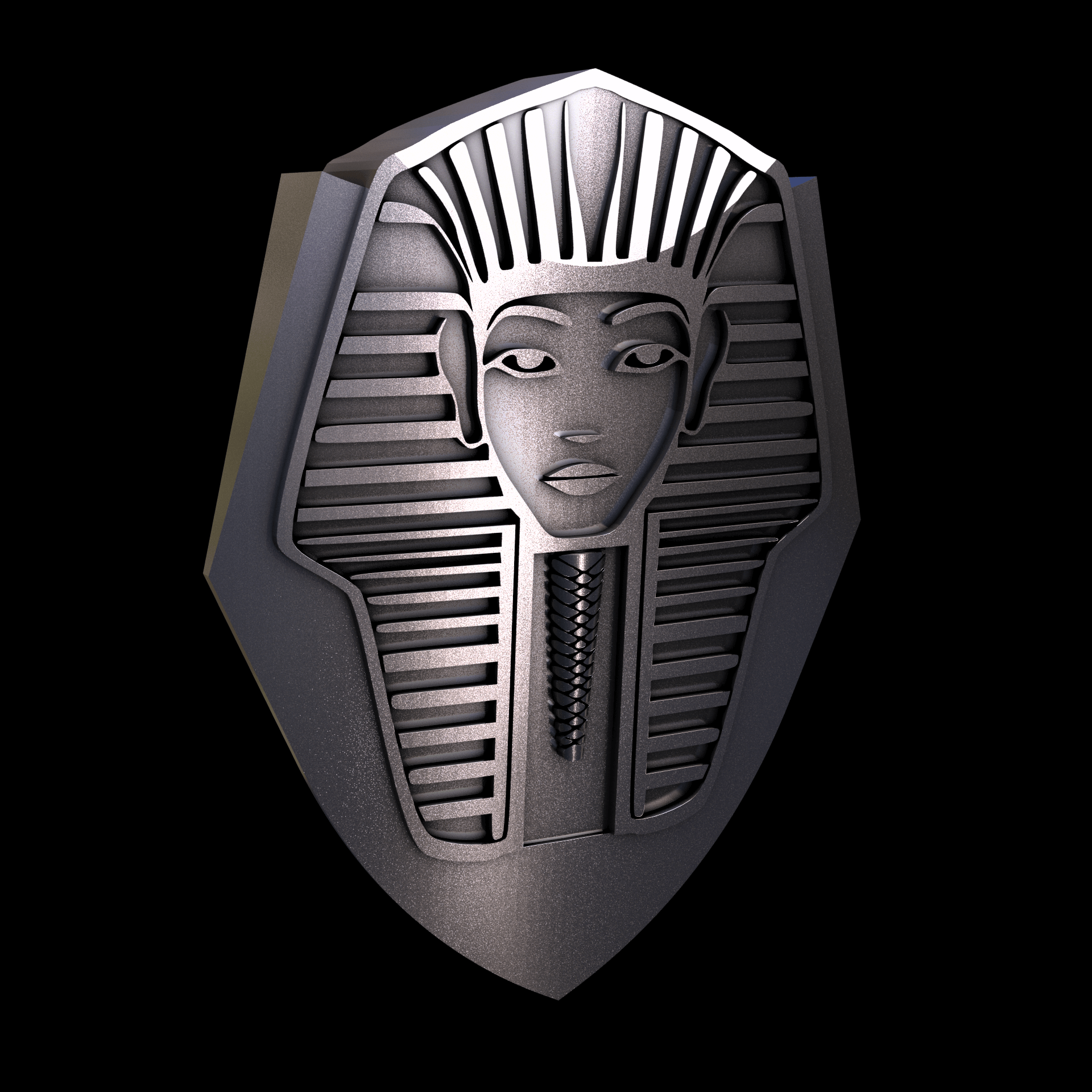 Brass manufactured using wax casting, with 0.5 micron thick electroplated rhodium surface, with a hand polished finish, for a shiny, fine sheen surface.