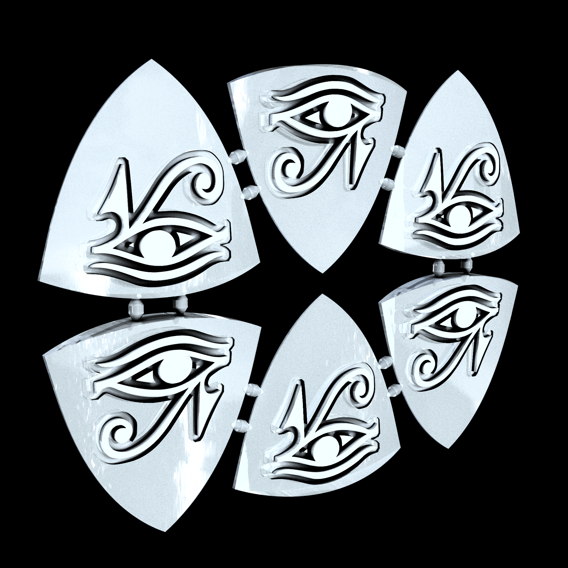 A Resin Based Acrylic photopolymer that is translucent, manufactured using 3D printing, with a frosted very smooth surface finish and a very high level of detail.